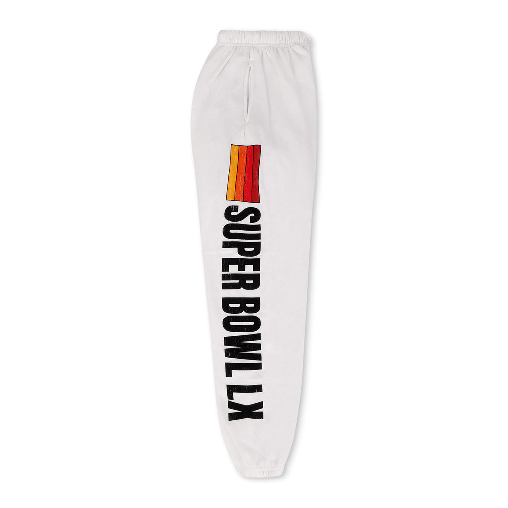 SUPER BOWL 2026 UNISEX SWEATPANTS - WHITE