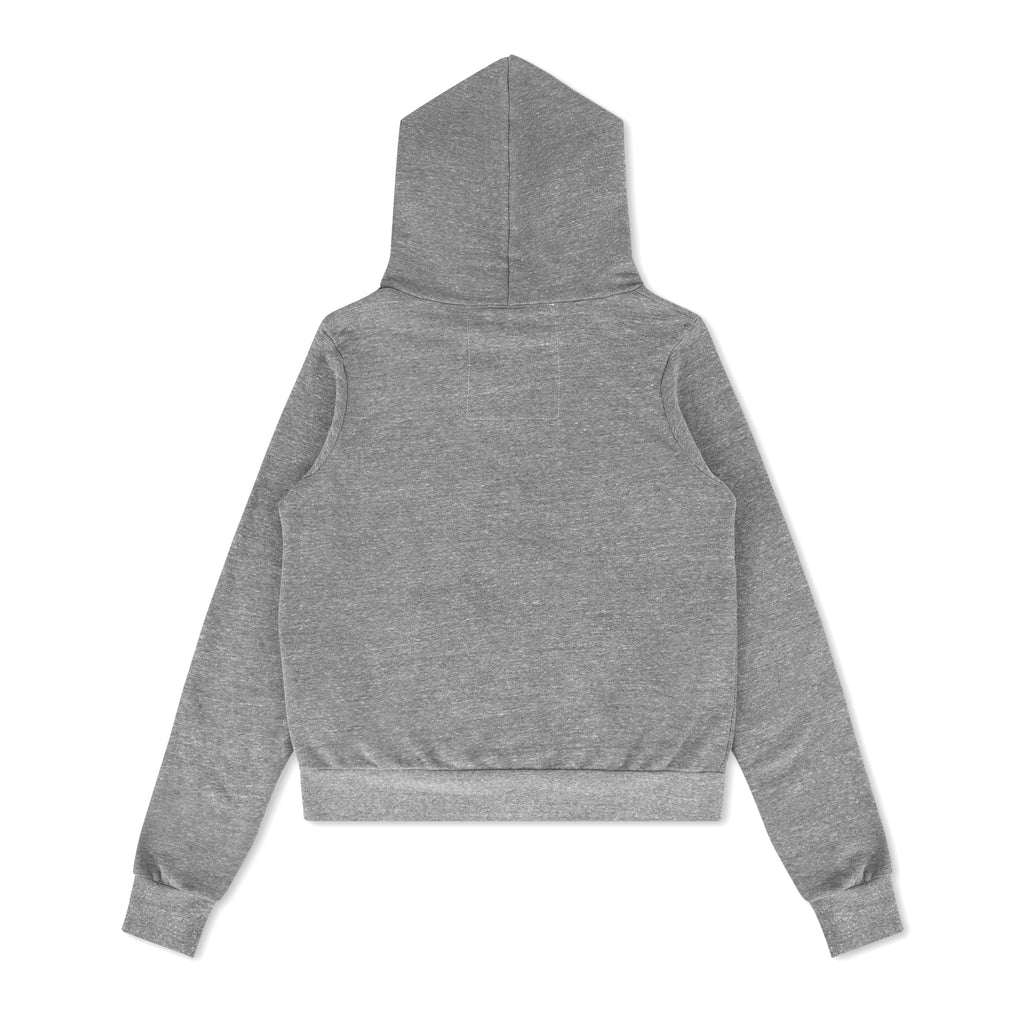 UNIVERSITY OF SOUTHERN CALIFORNIA 5 STRIPE ZIP HOODIE - HEATHER GREY