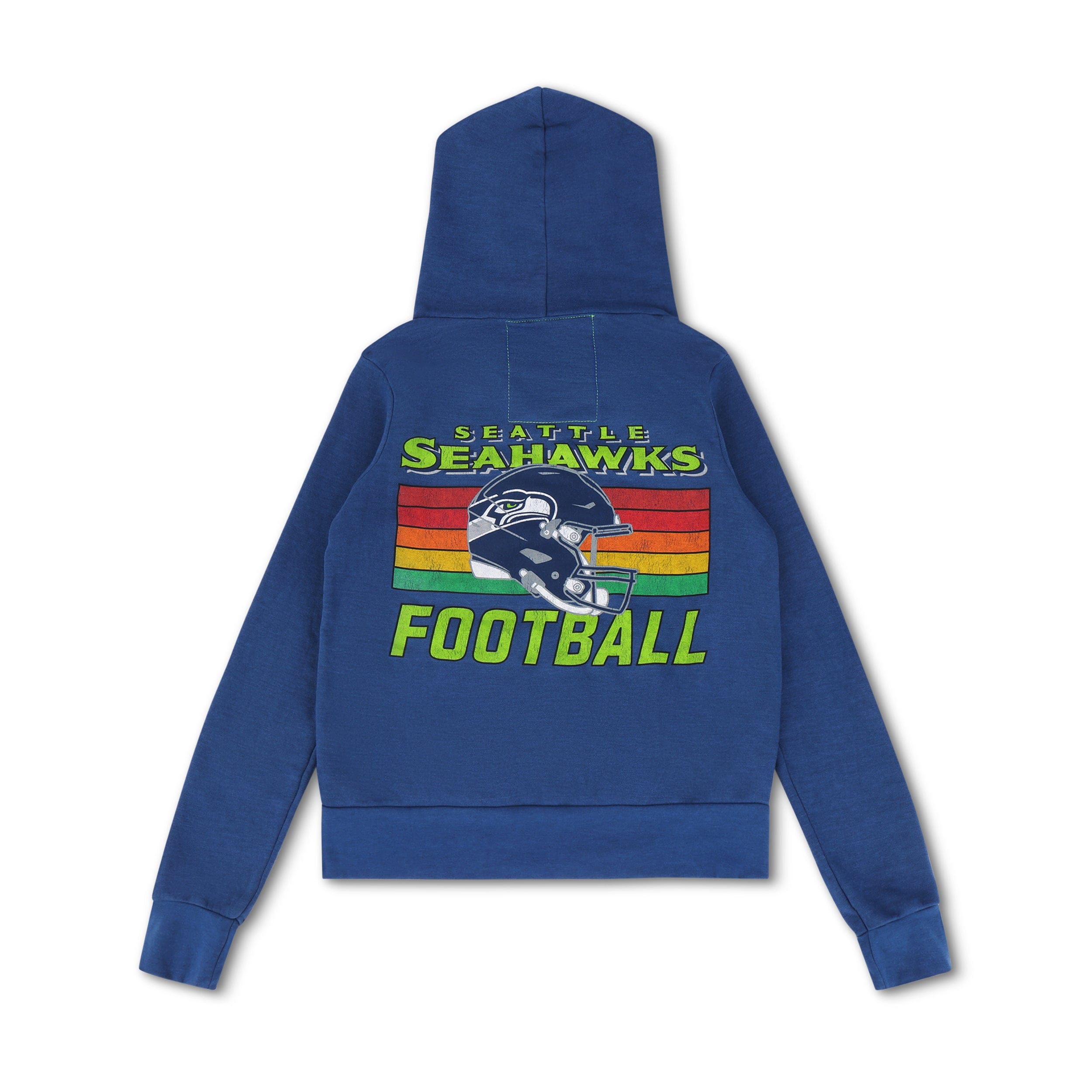 SEATTLE SEAHAWKS HELMET ZIP HOODIE - ROYAL