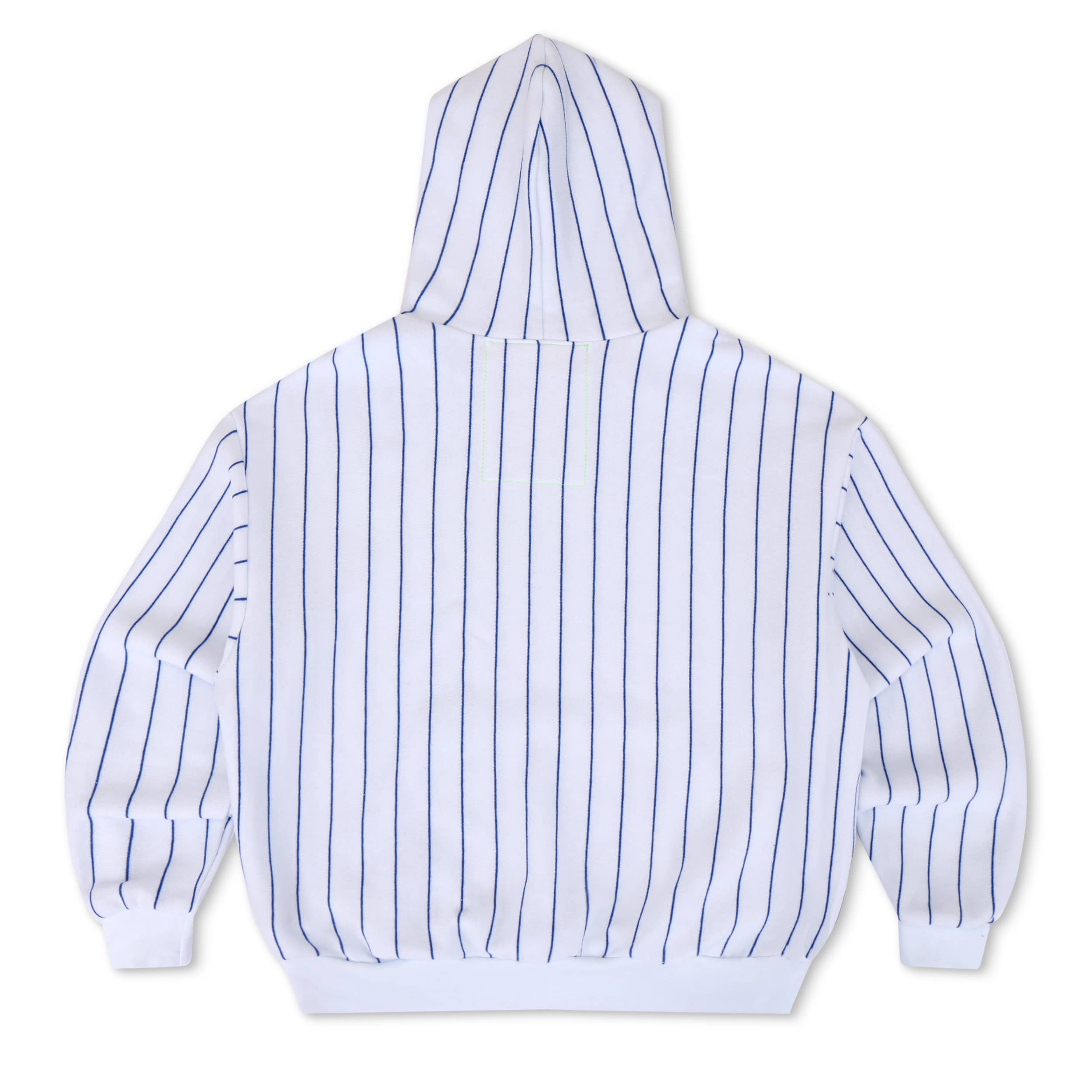 LOS ANGELES DODGERS PINSTRIPE 2026 RELAXED PULLOVER HOODIE - WHITE // BLUE