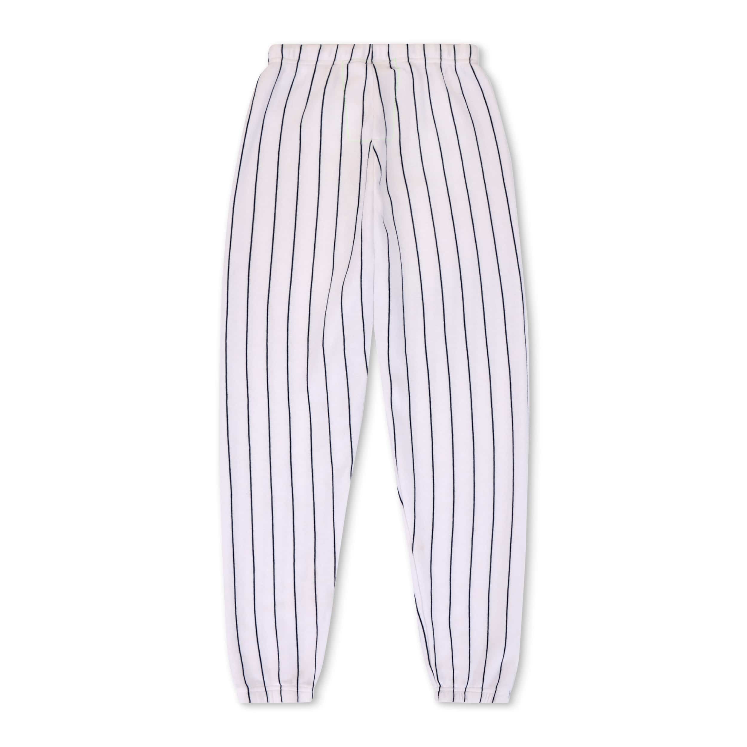 NEW YORK YANKEES PINSTRIPE 2026 SWEATPANTS - WHITE // NAVY
