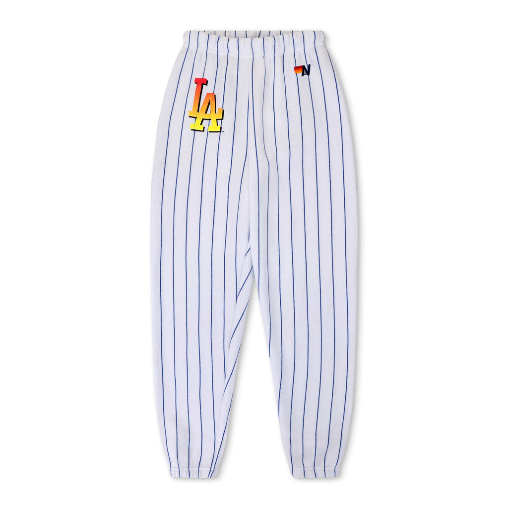 LOS ANGELES DODGERS PINSTRIPE 2026 SWEATPANTS - WHITE // BLUE