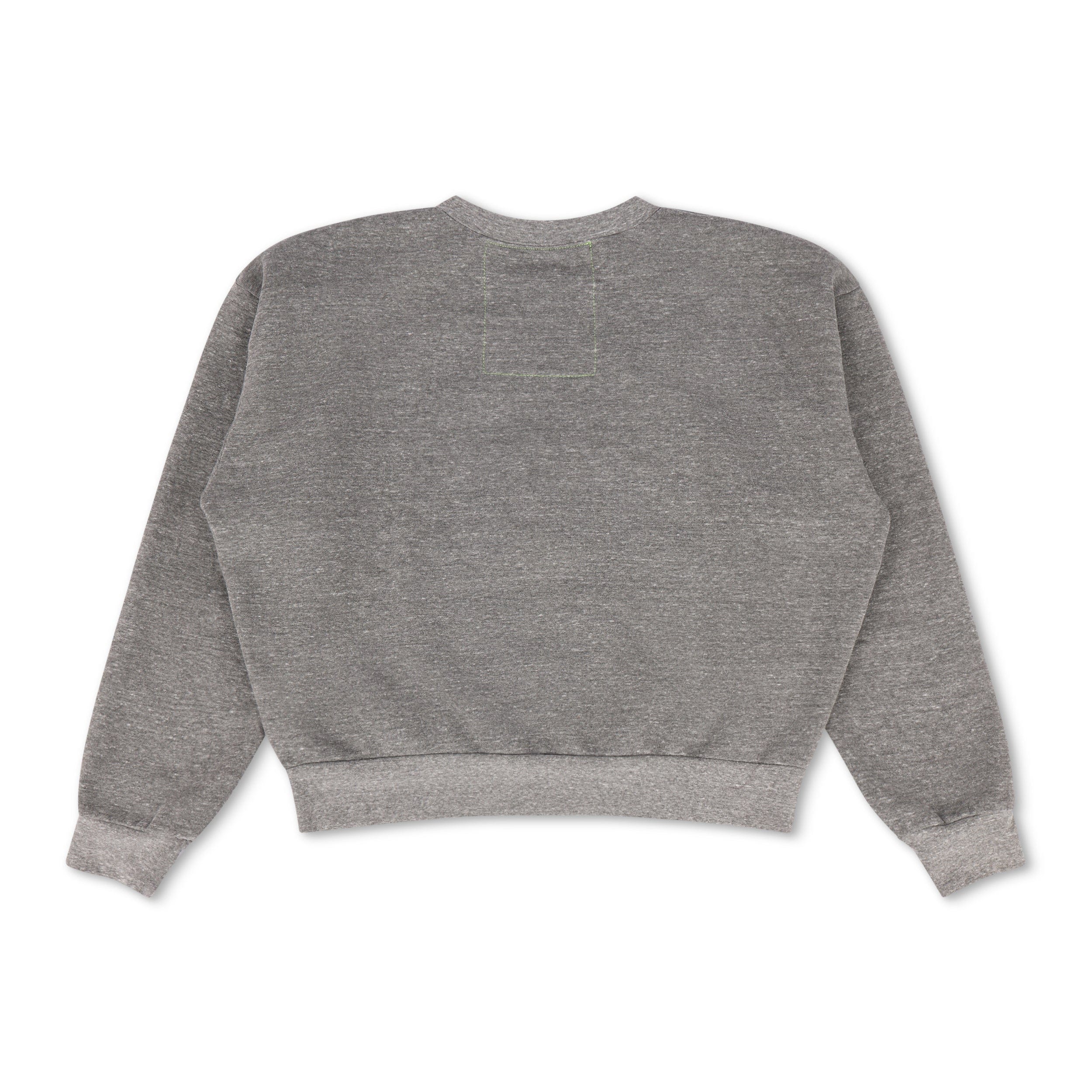 SEATTLE SEAHAWKS HELMET RELAXED CREW SWEATSHIRT - HEATHER GREY