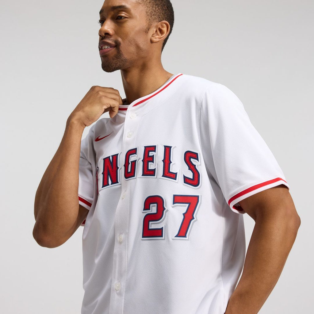 Los Angeles Angels Mike Trout Nike Home Limited Jersey - White