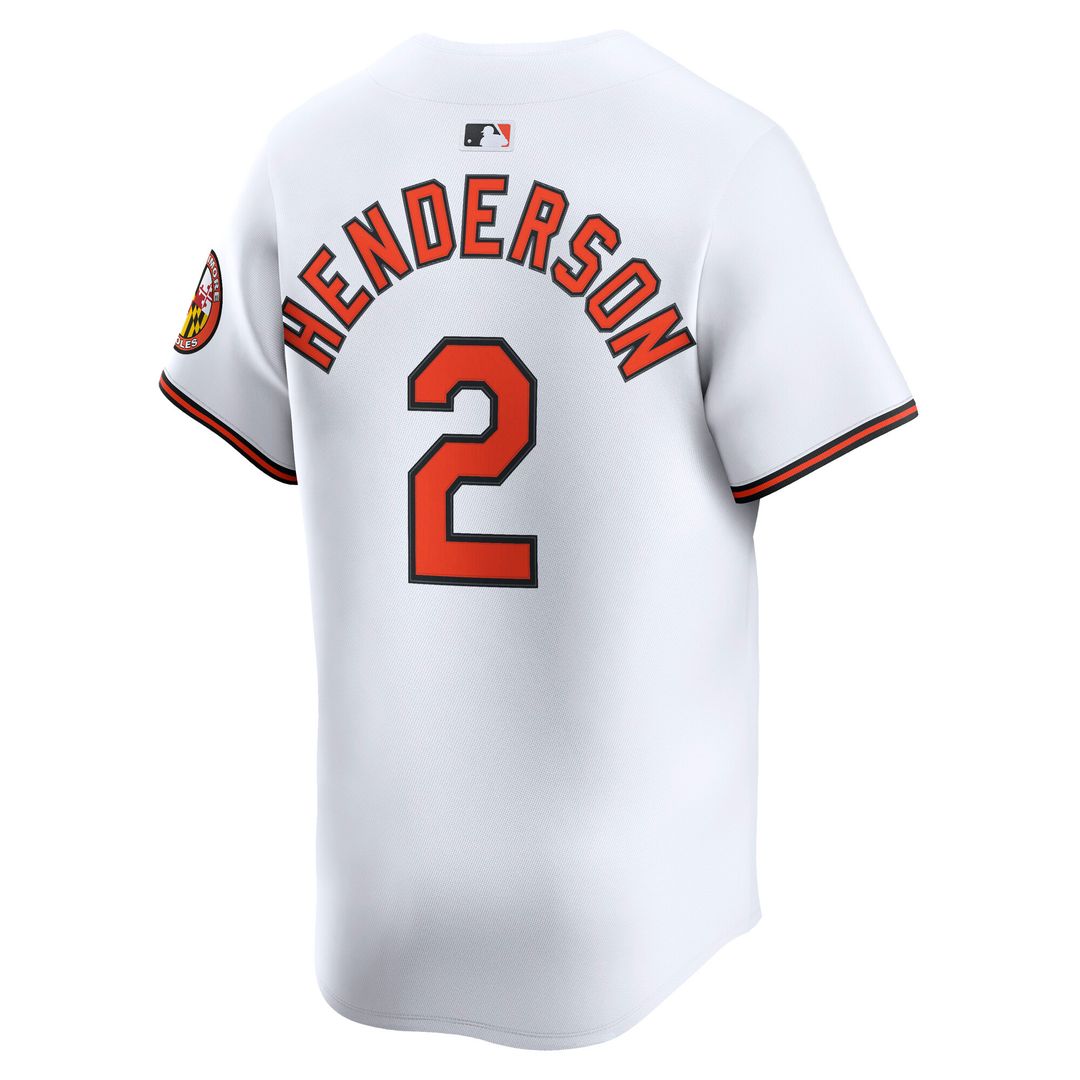 Baltimore Orioles Gunnar Henderson Nike Limited Jersey - White
