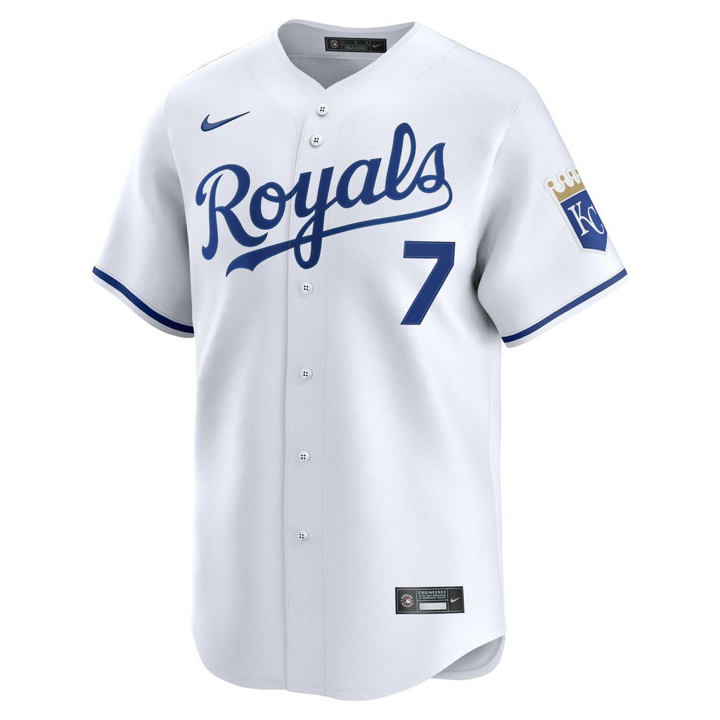Kansas City Royals Bobby Witt Jr. Nike Home Limited Jersey - White