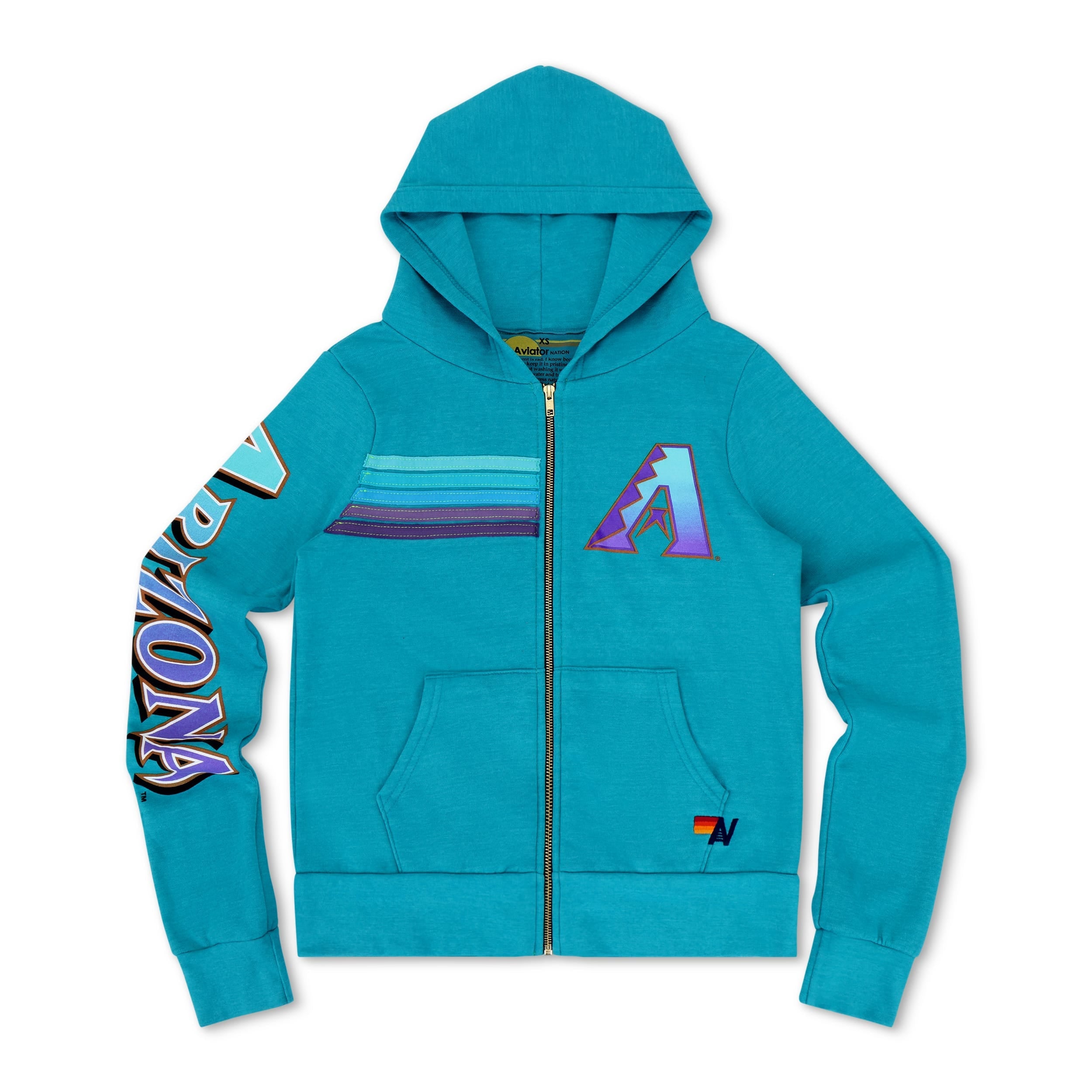 ARIZONA DIAMONDBACKS 2026 ZIP HOODIE - TEAL