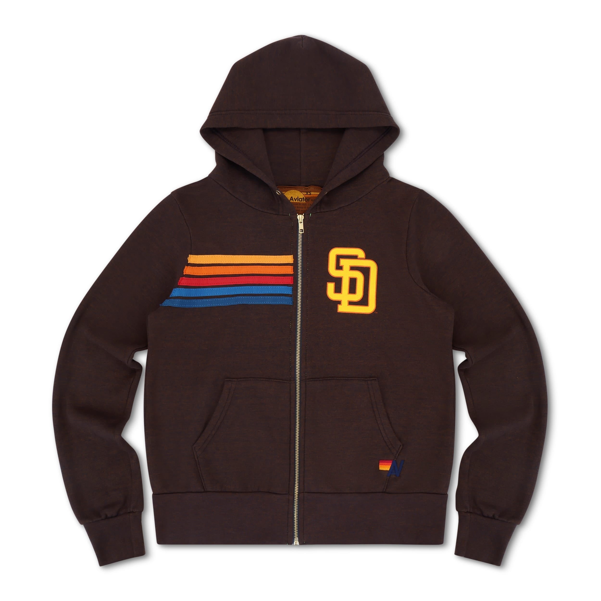 SAN DIEGO PADRES 2026 ZIP HOODIE - BROWN