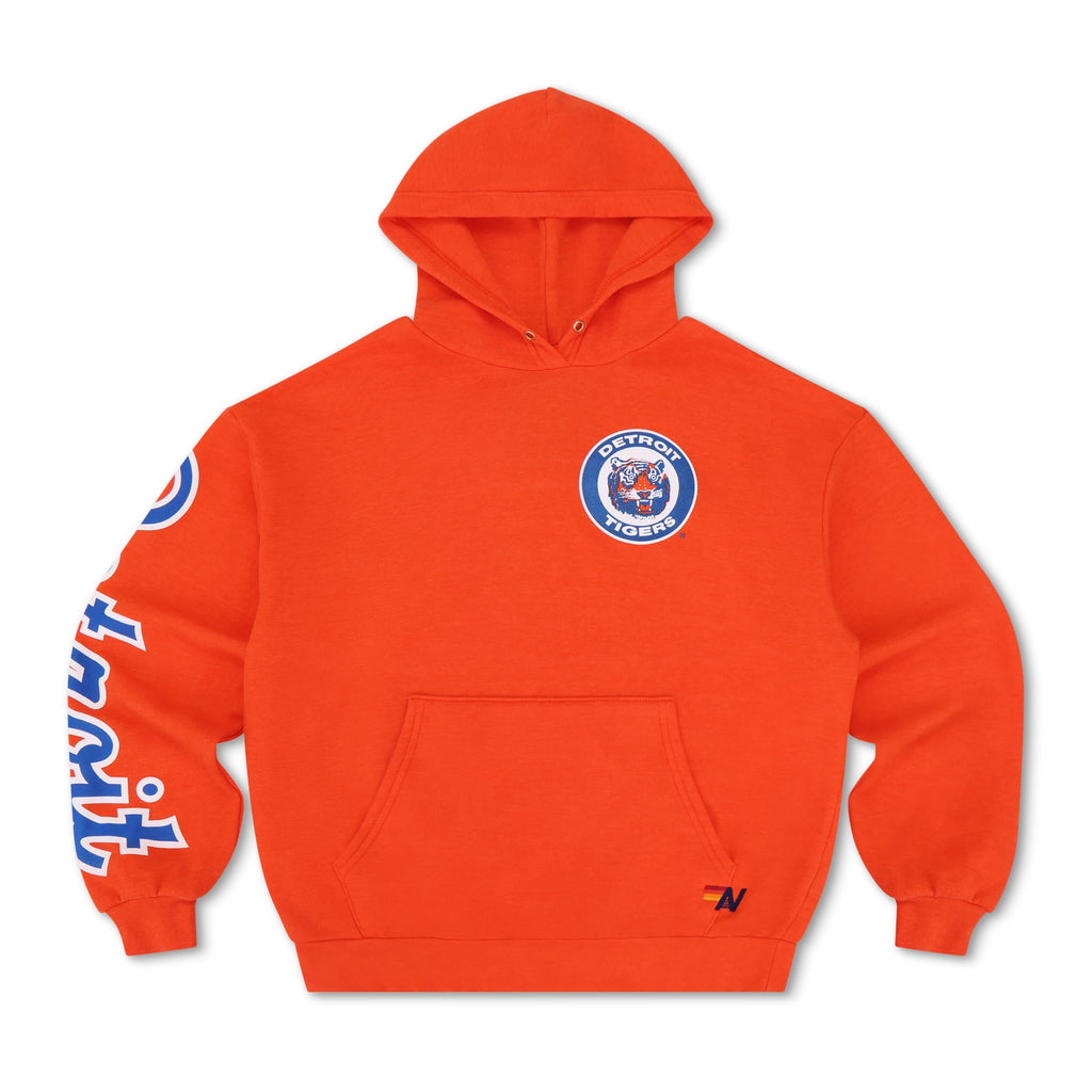 DETROIT TIGERS 2026 RELAXED PULLOVER HOODIE - ORANGE