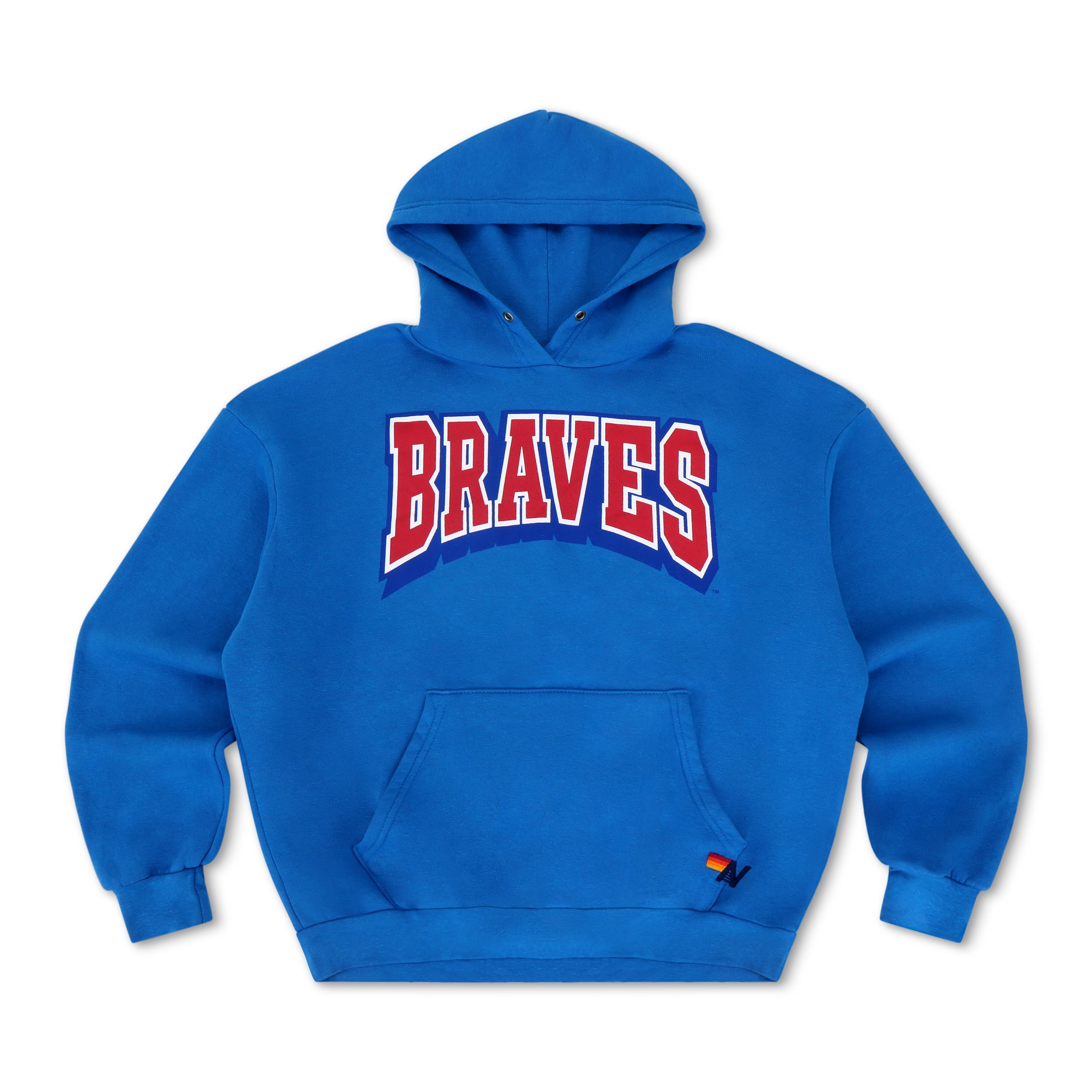 ATLANTA BRAVES 2026 RELAXED PULLOVER HOODIE - ADVENTURE BLUE