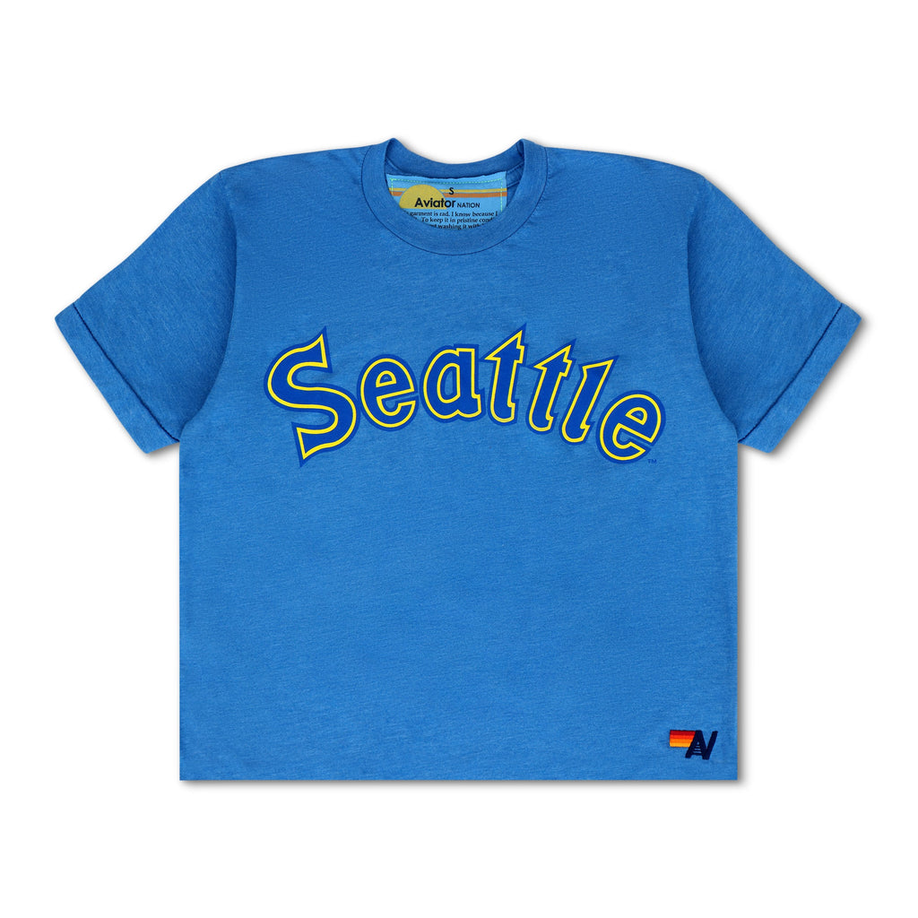 SEATTLE MARINERS 2026 BOYFRIEND TEE - COBALT