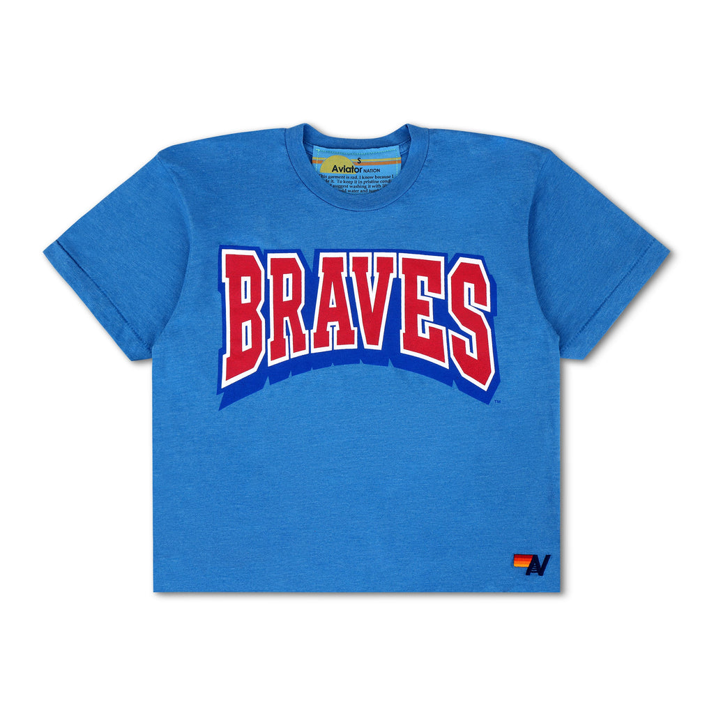 ATLANTA BRAVES 2026 BOYFRIEND TEE - COBALT