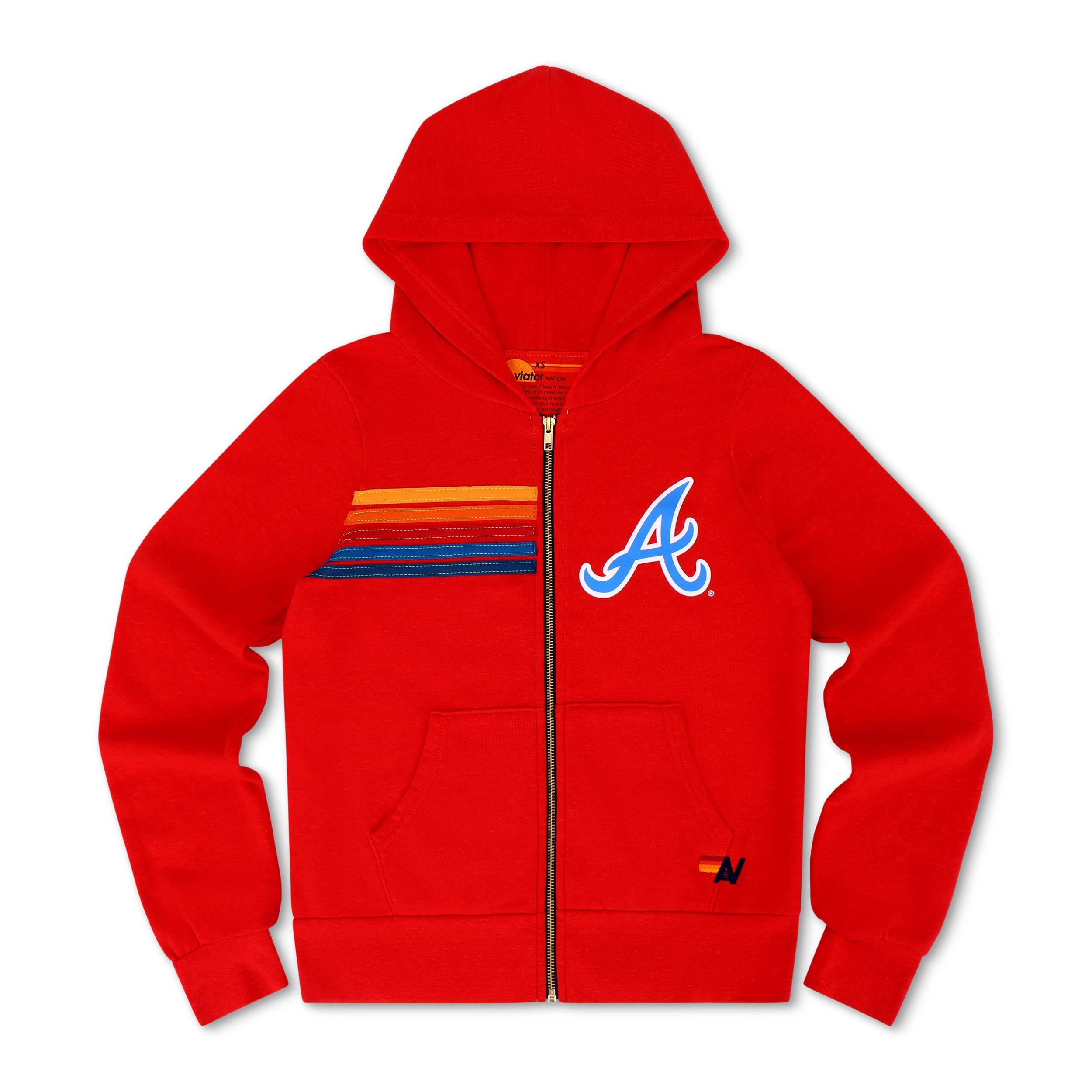 ATLANTA BRAVES 2026 ZIP HOODIE - RED