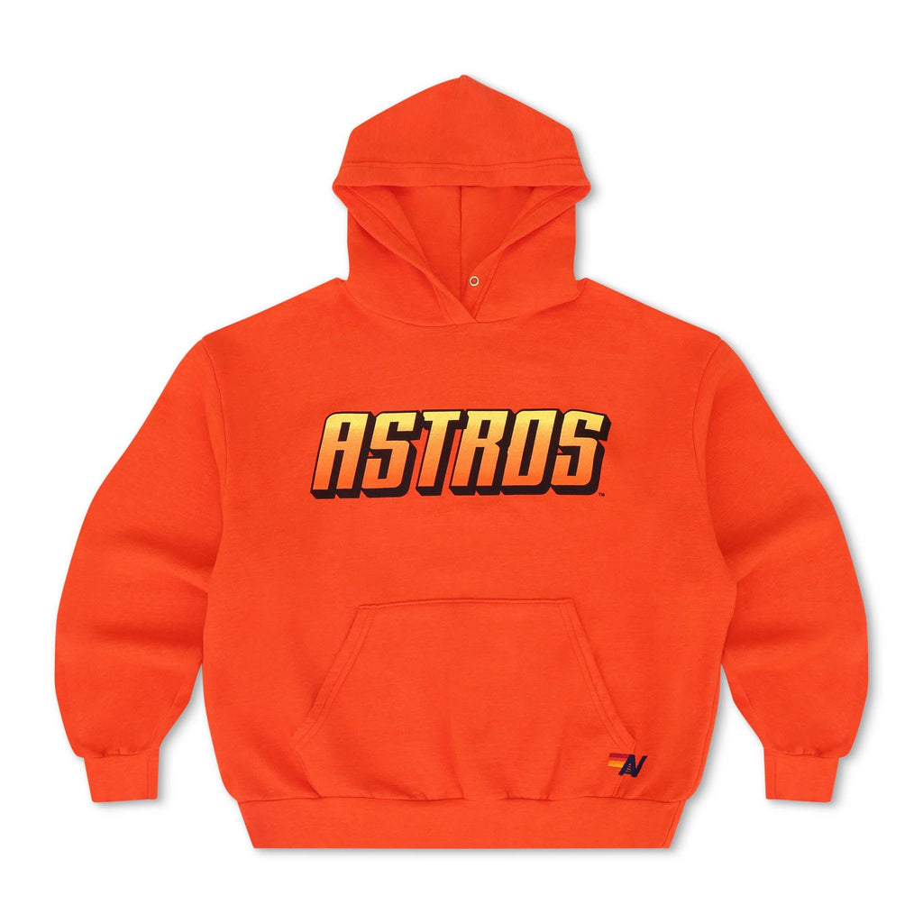 HOUSTON ASTROS 2026 RELAXED PULLOVER HOODIE - ORANGE