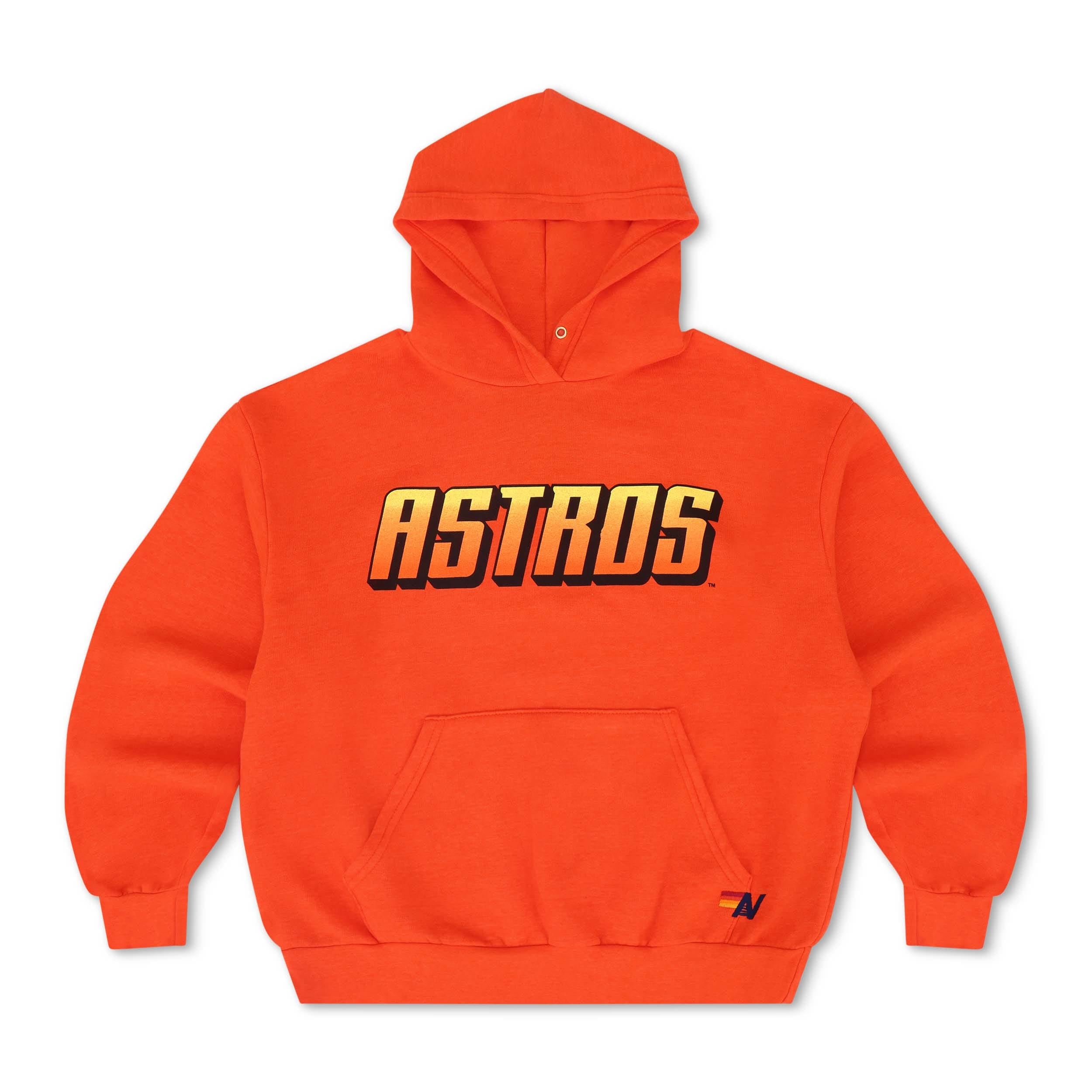 HOUSTON ASTROS 2026 RELAXED PULLOVER HOODIE - ORANGE