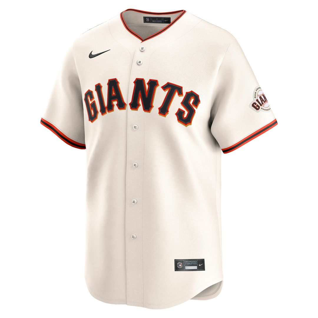 San Francisco Giants Willy Adames Nike Home Limited Jersey - Cream
