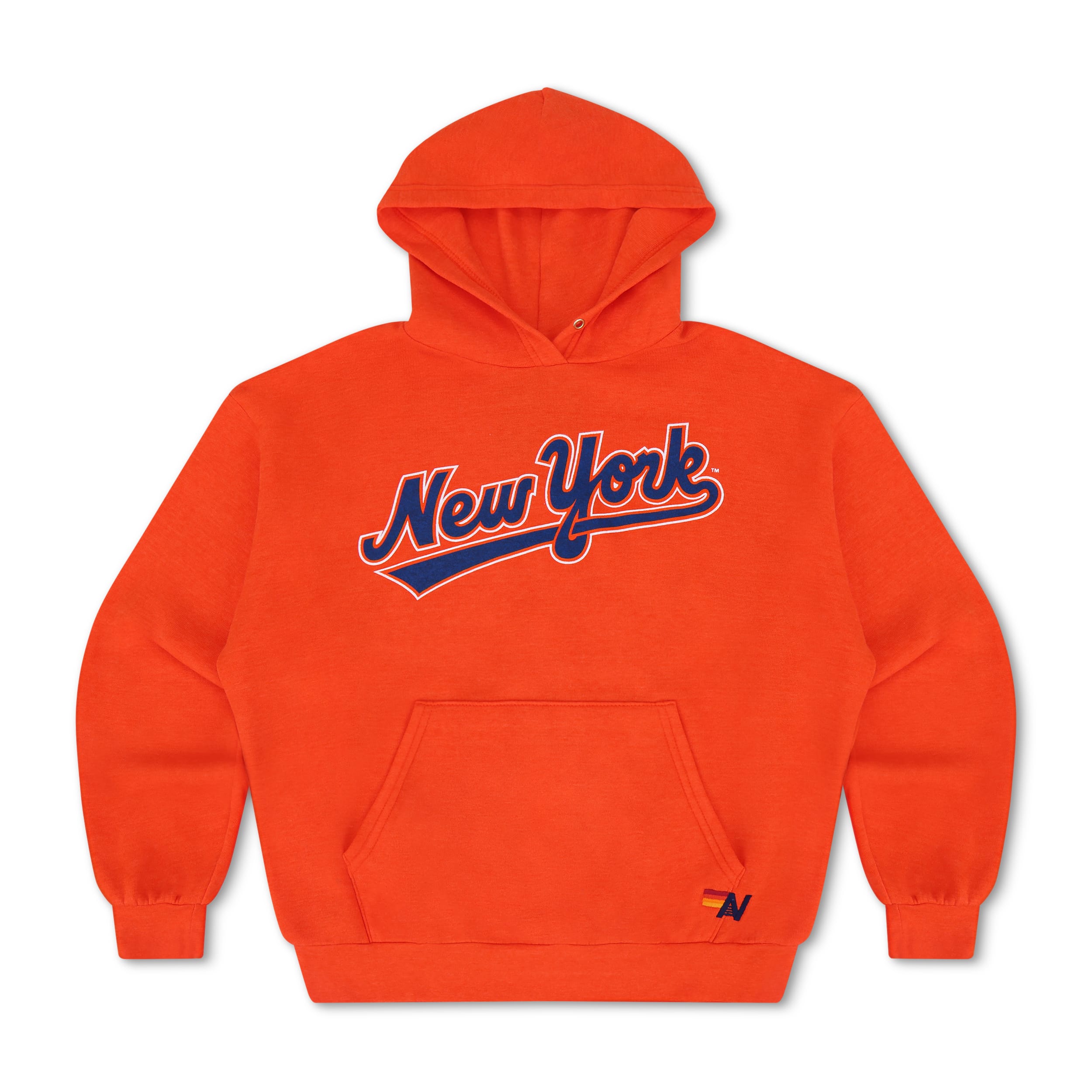 NY METS 2026 RELAXED PULLOVER HOODIE - ORANGE