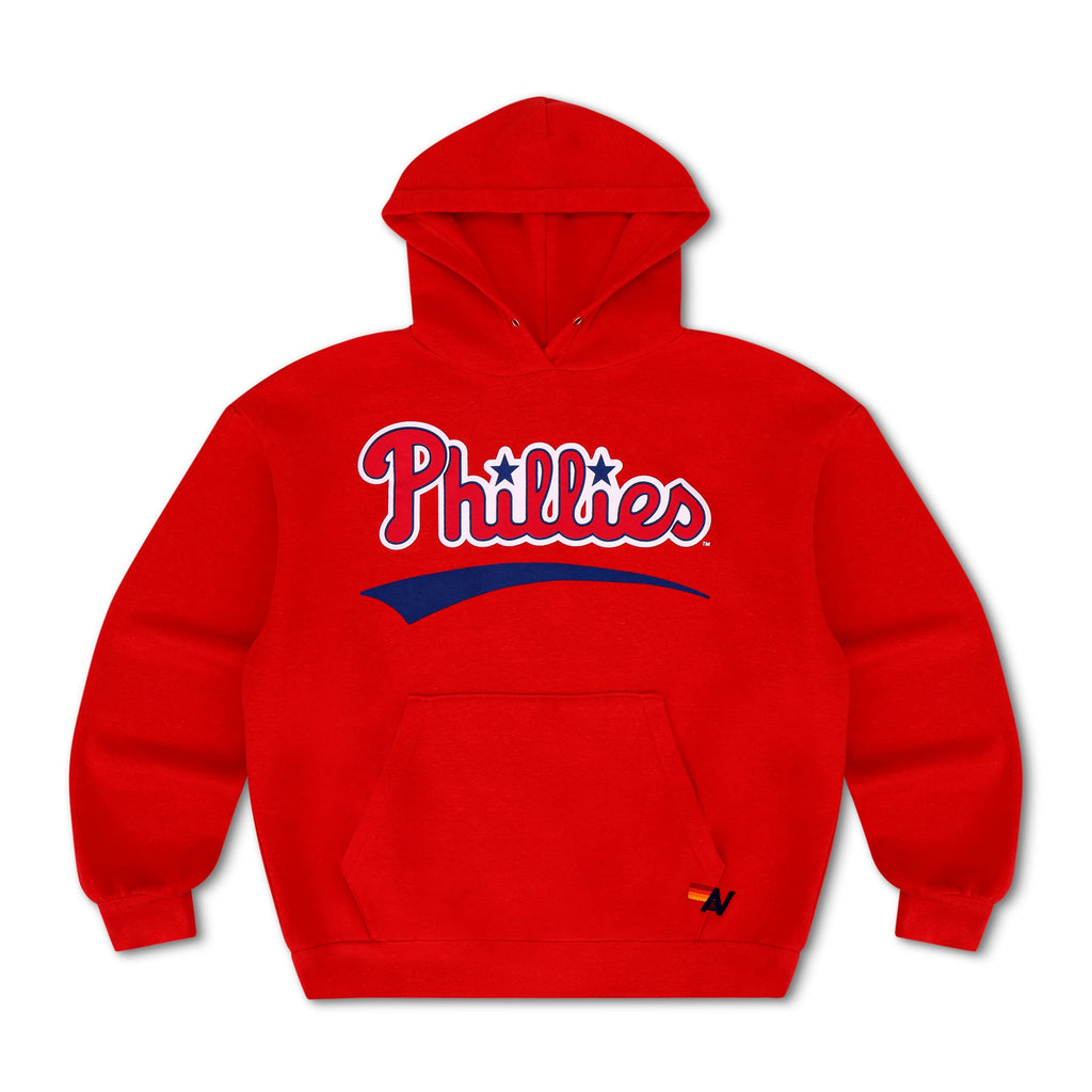 PHILADELPHIA PHILLIES 2026 RELAXED PULLOVER HOODIE - RED