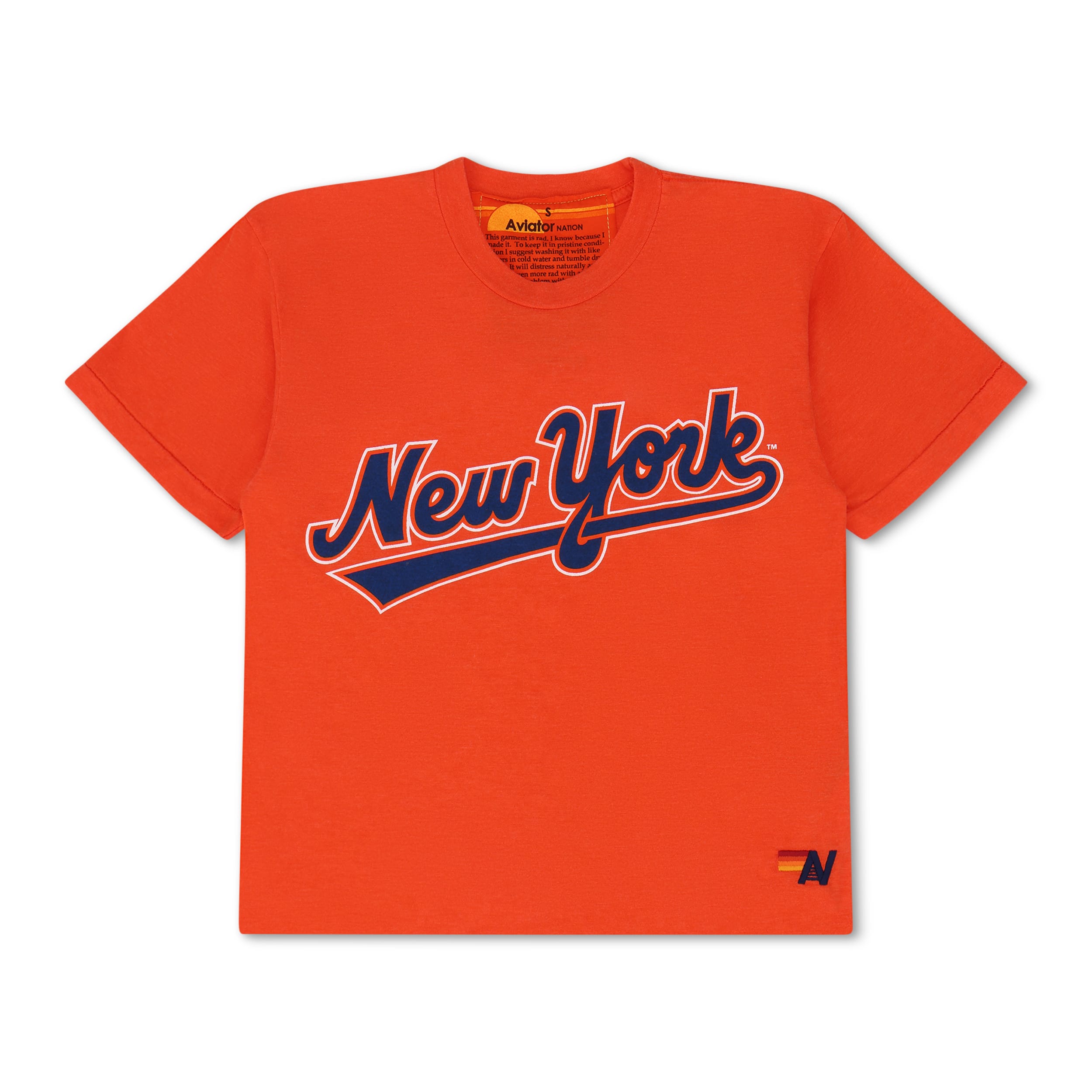 NY METS 2026 BOYFRIEND TEE - ORANGE