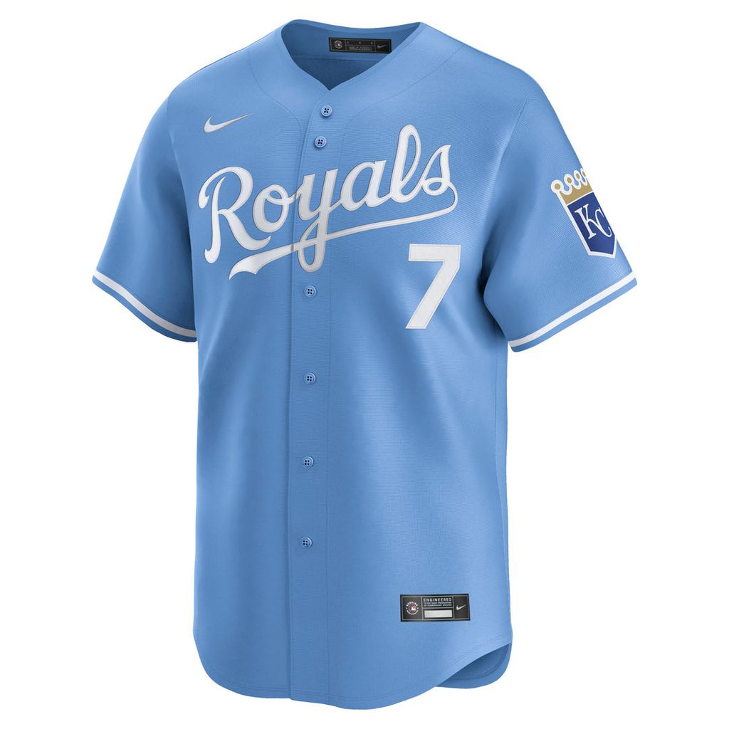 Kansas City Royals Bobby Witt Jr. Nike Home Limited Jersey - White