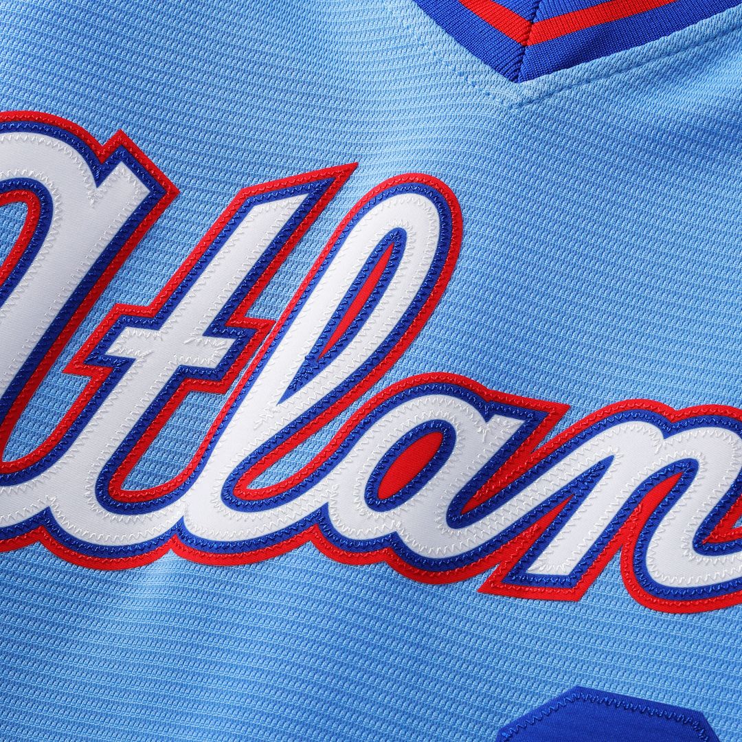 Atlanta Braves Ozzie Albies Nike 2026 City Connect Stadium Jersey - Powder Blue