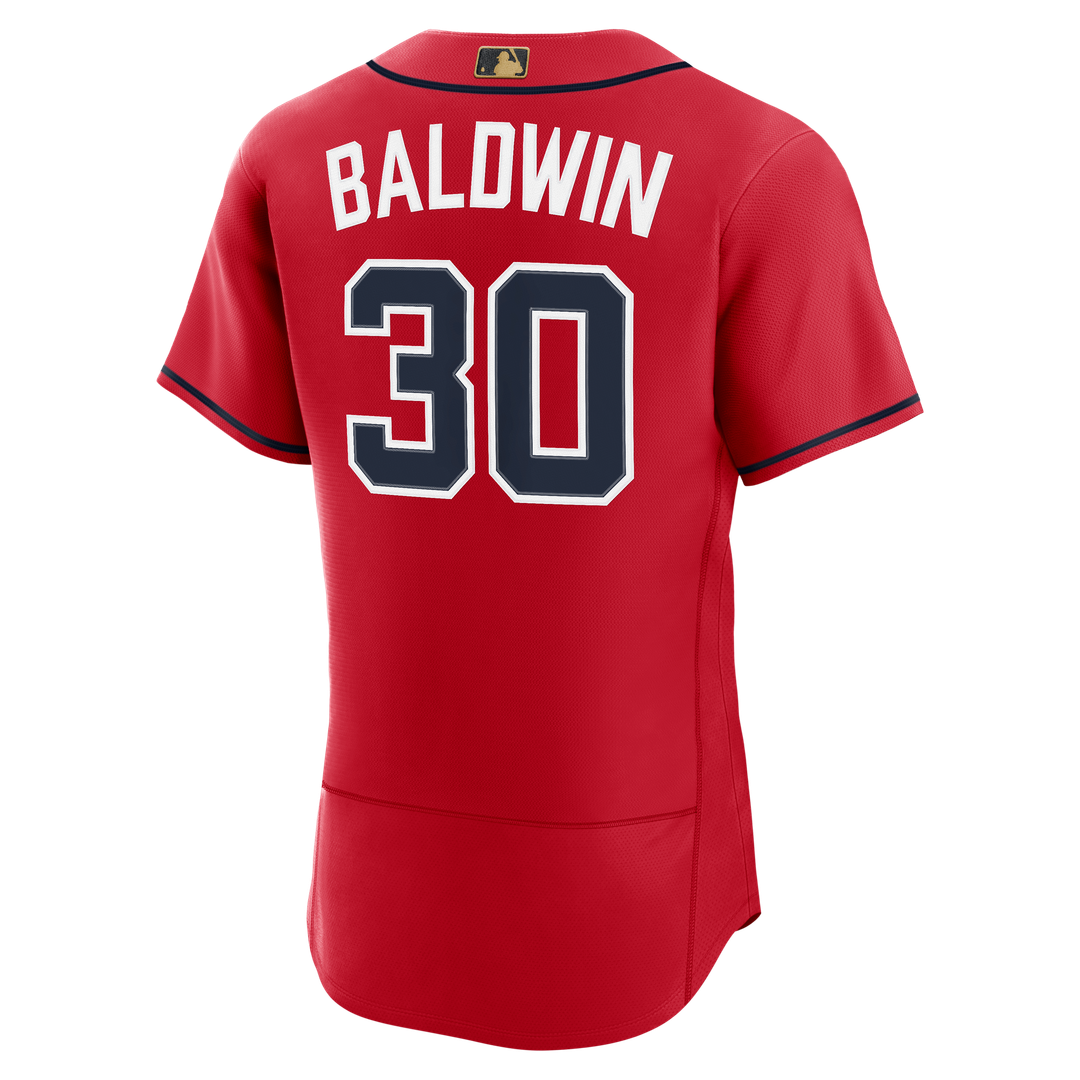 Atlanta Braves Drake Baldwin Nike MLB Awards Authentic Jersey - Red