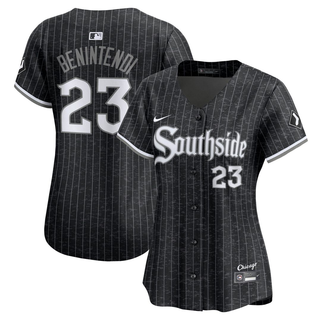 Chicago White Sox Andrew Benintendi Nike Women's 2025 City Connect Limited Jersey - Red/Black