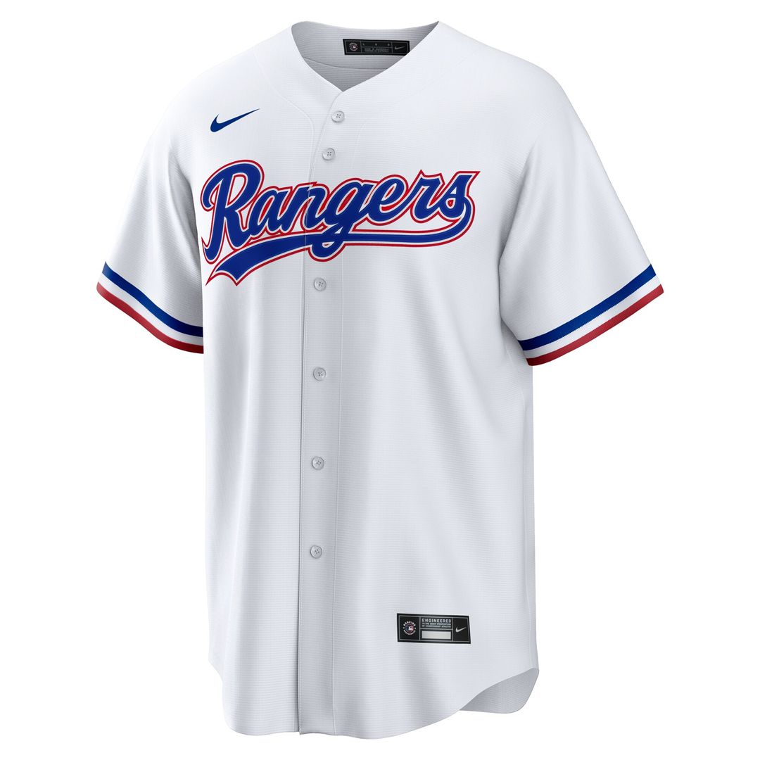 Texas Rangers Wyatt Langford Nike Home Replica Jersey - White