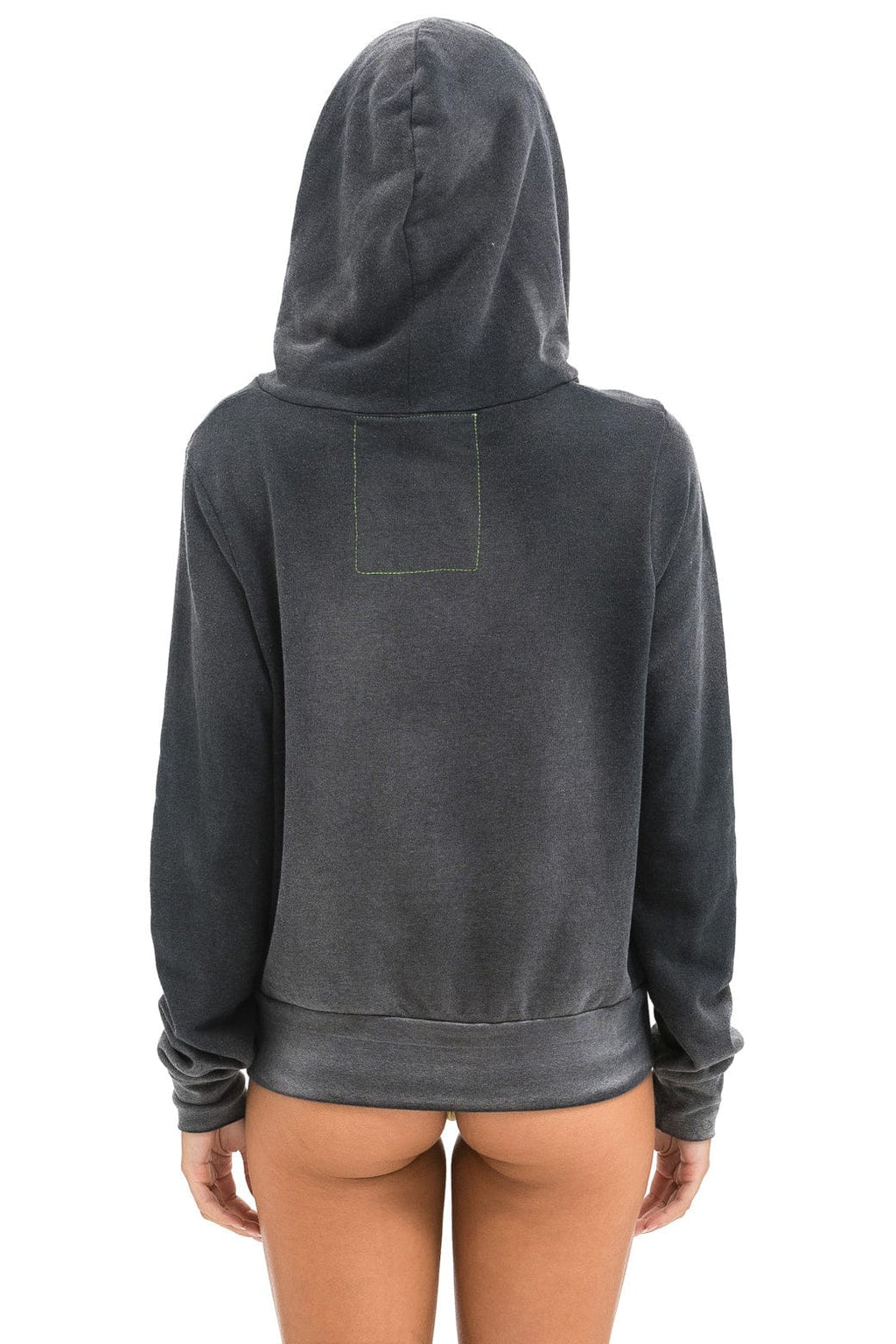 5 STRIPE HOODIE - FADED SMOKE