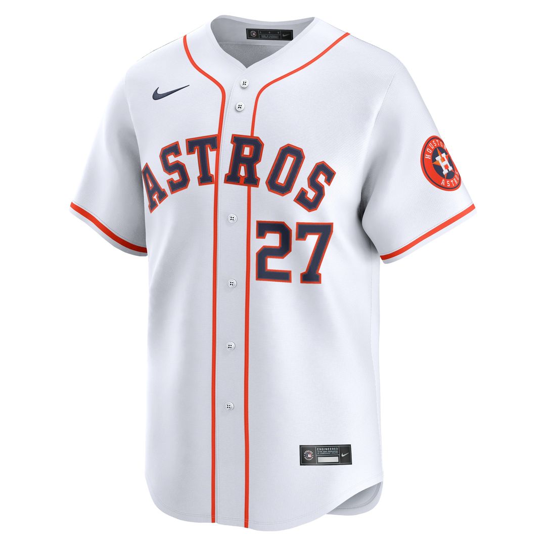Houston Astros Jose Altuve Nike Home Limited Jersey - White