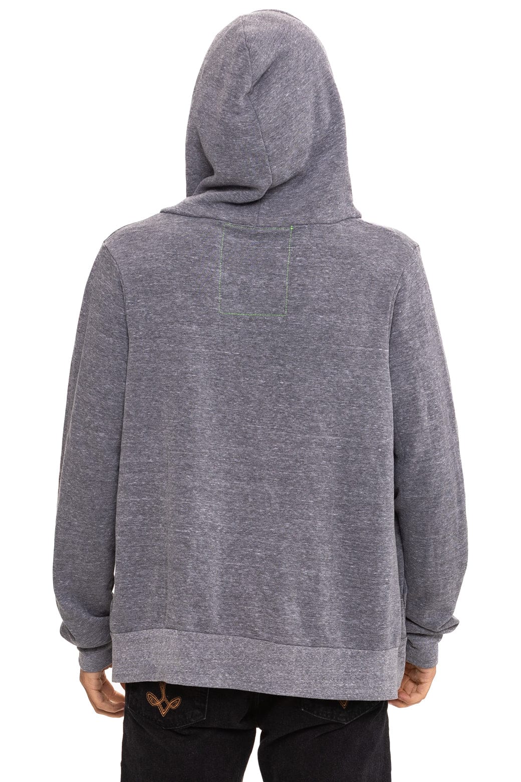 ALL SEASONS CIRCLE ZIP HOODIE - HEATHER GREY