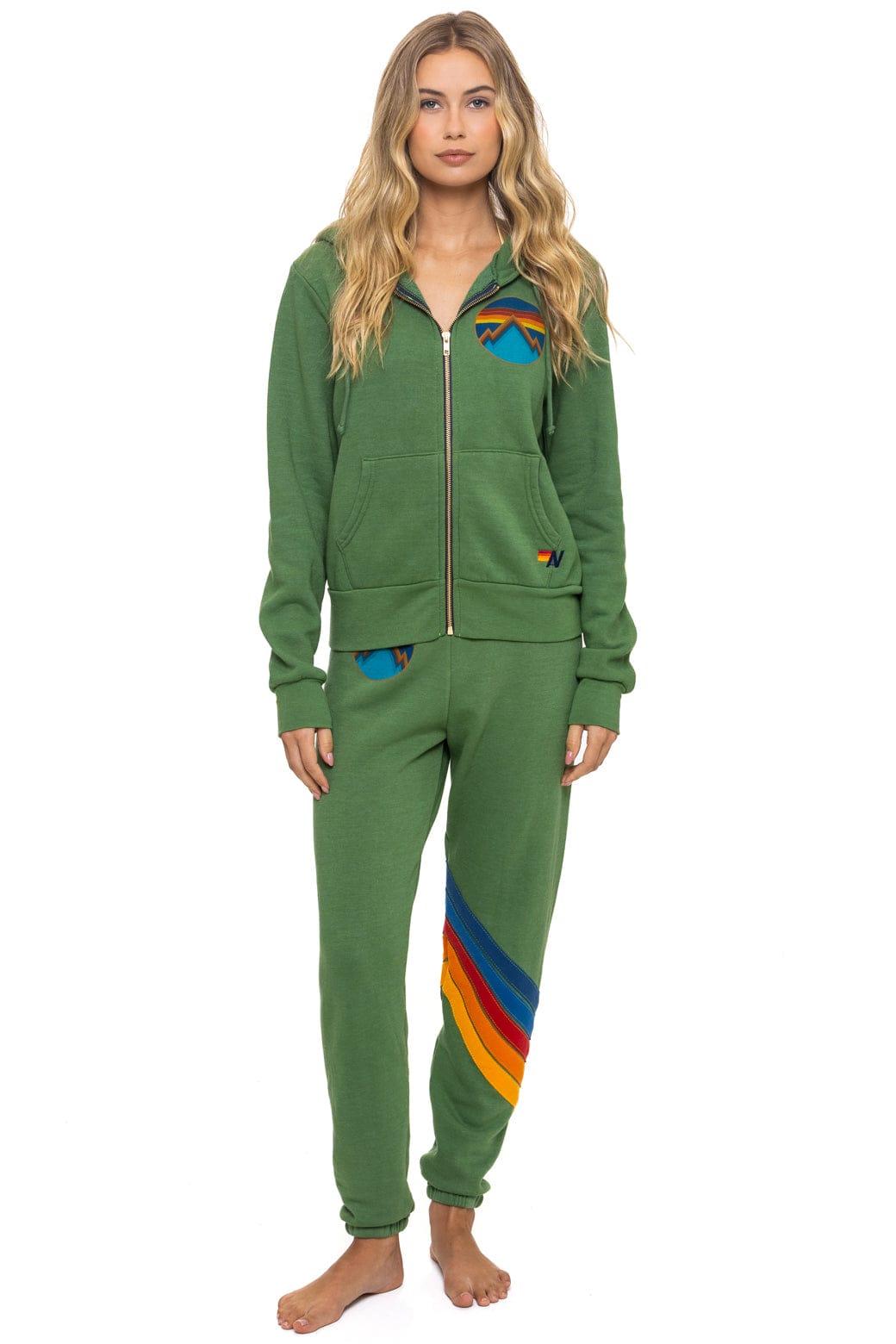 ALL SEASONS CIRCLE ZIP HOODIE - PALM