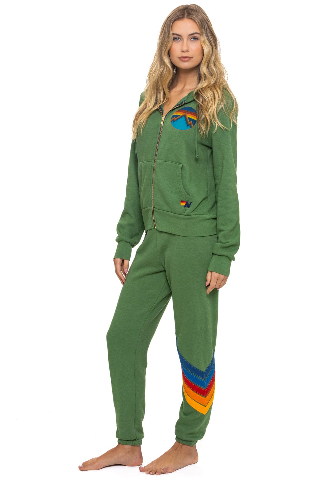 ALL SEASONS CIRCLE ZIP HOODIE - PALM