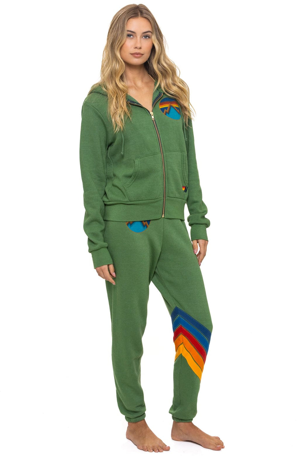 ALL SEASONS CIRCLE ZIP HOODIE - PALM