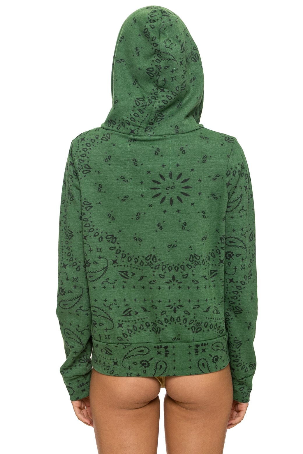 BANDANA ZIP HOODIE - PALM