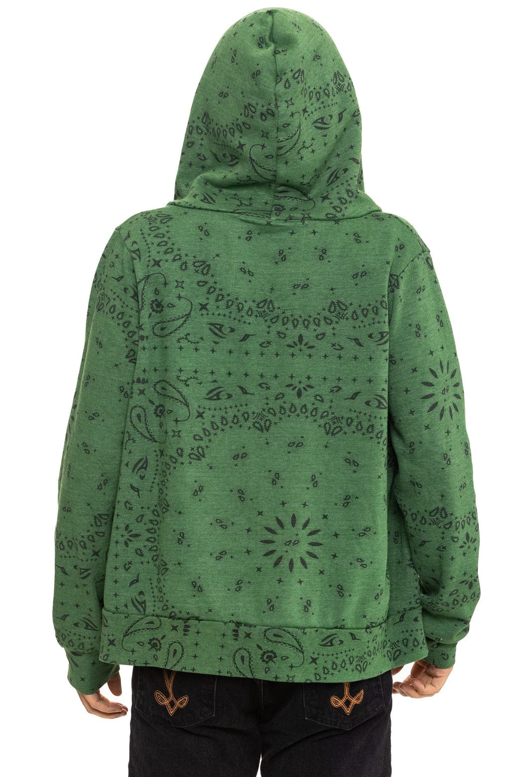 BANDANA ZIP HOODIE - PALM