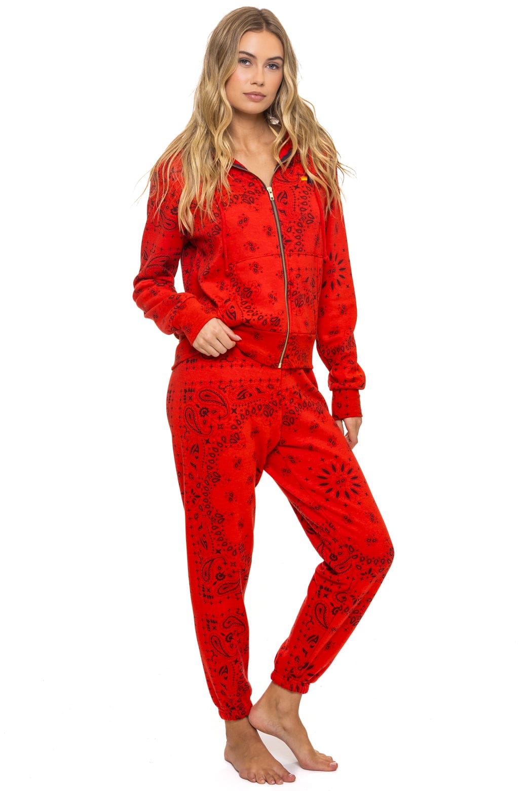 BANDANA SWEATPANTS - RED