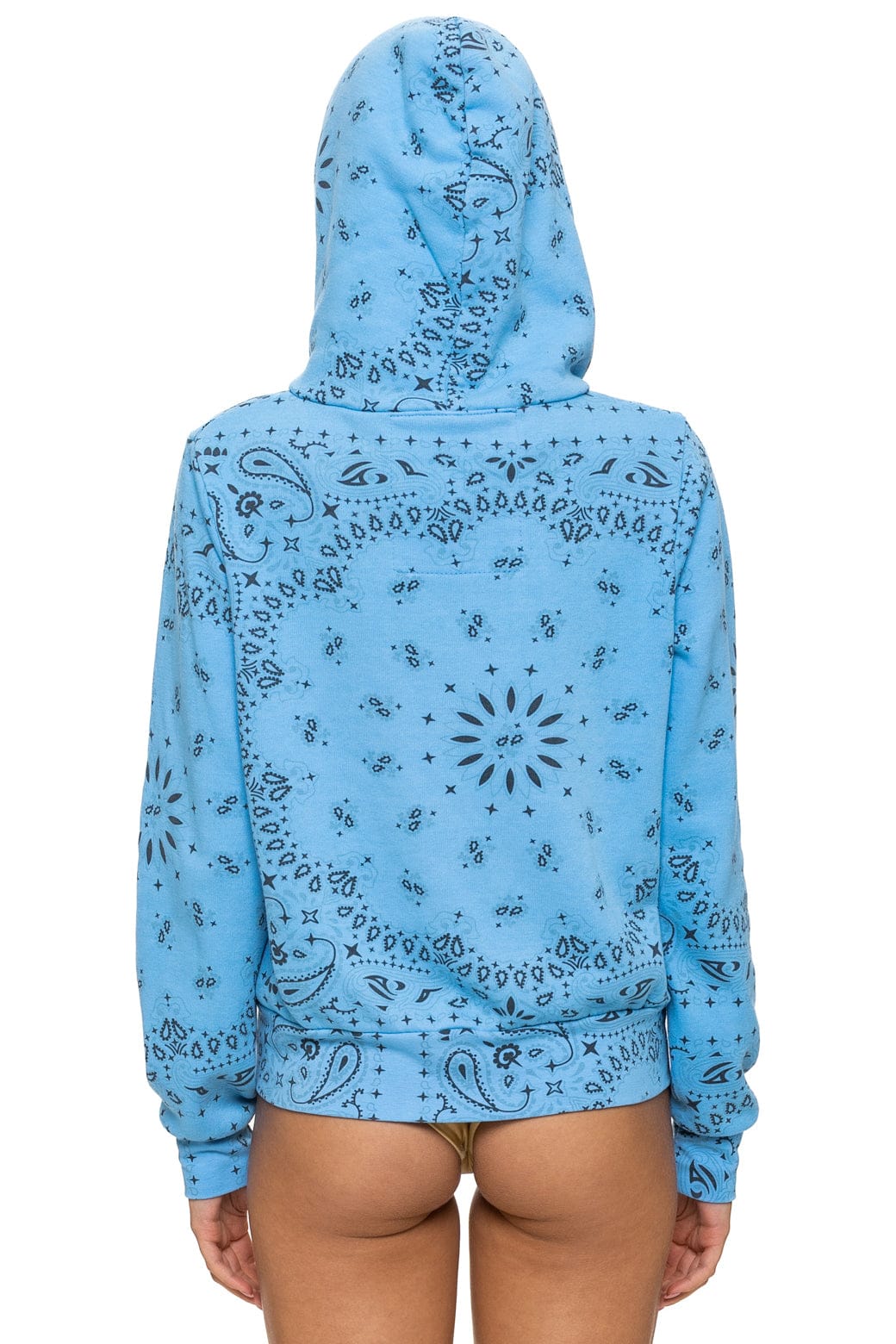 BANDANA ZIP HOODIE - SKY