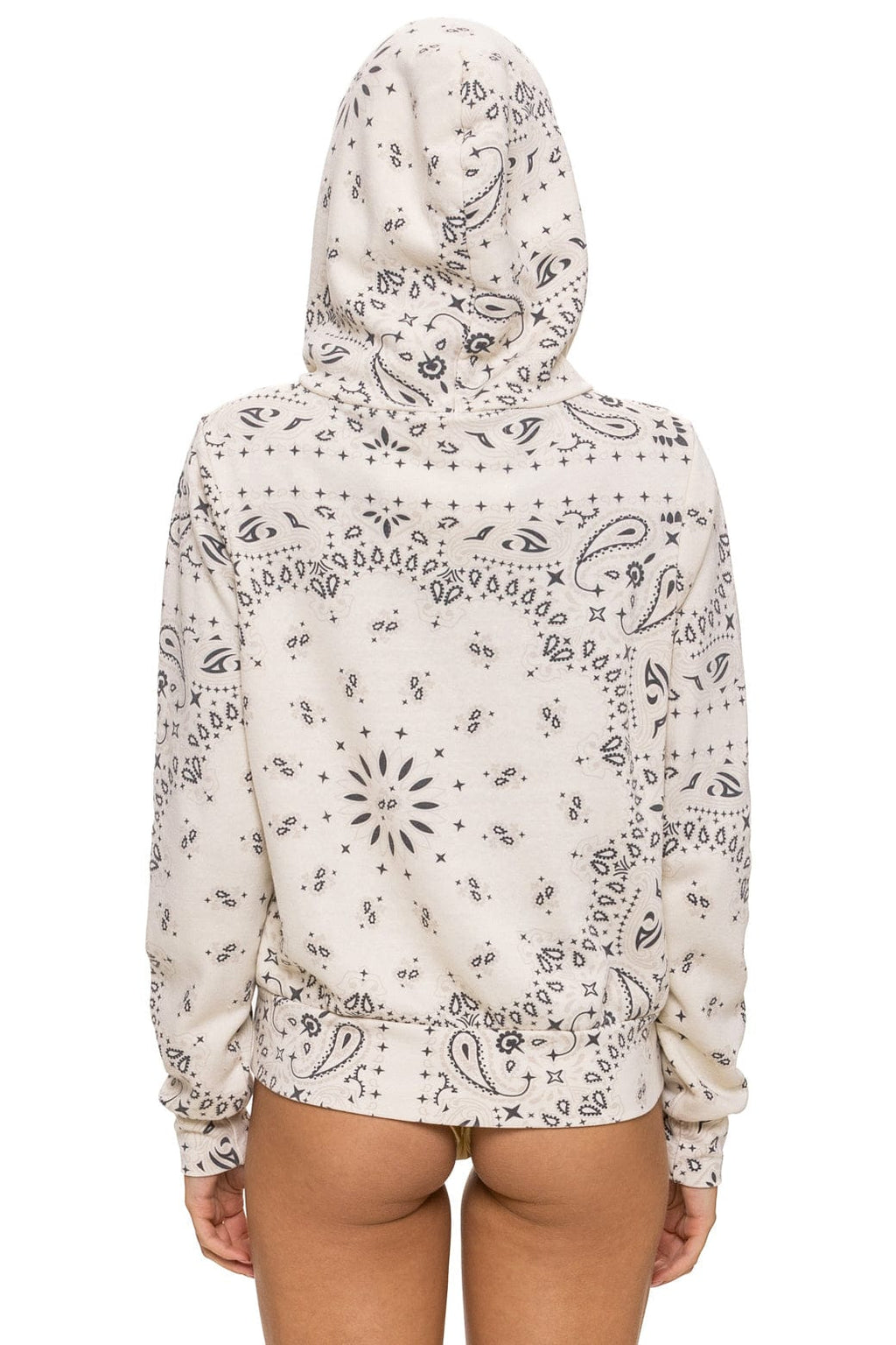 BANDANA  ZIP HOODIE - VINTAGE WHITE