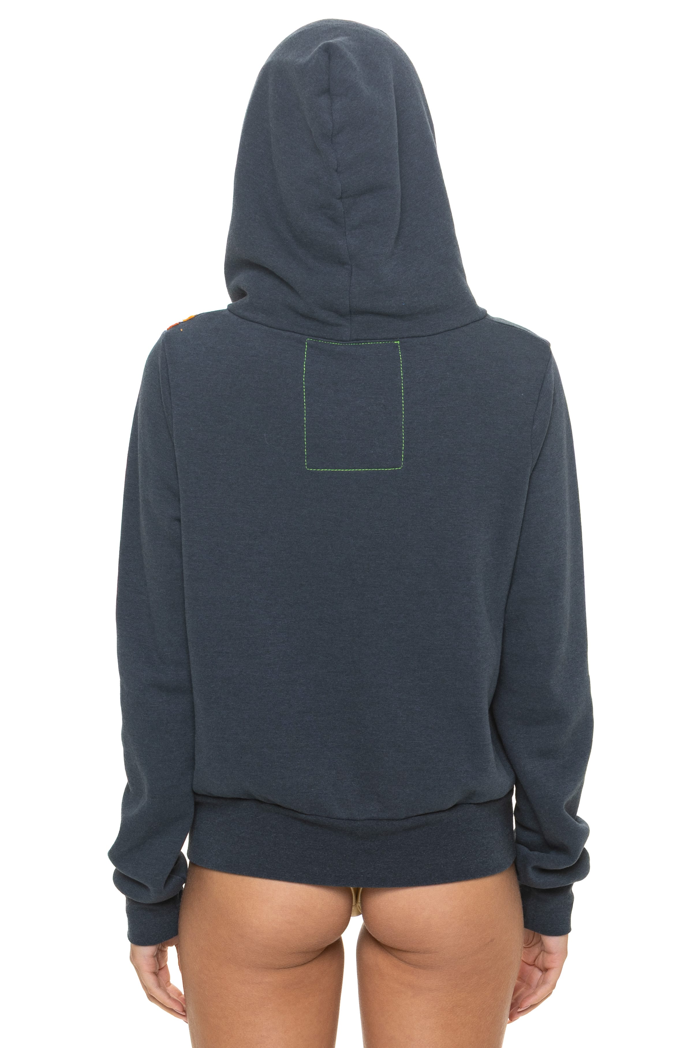 DISCO ZIP HOODIE - CHARCOAL
