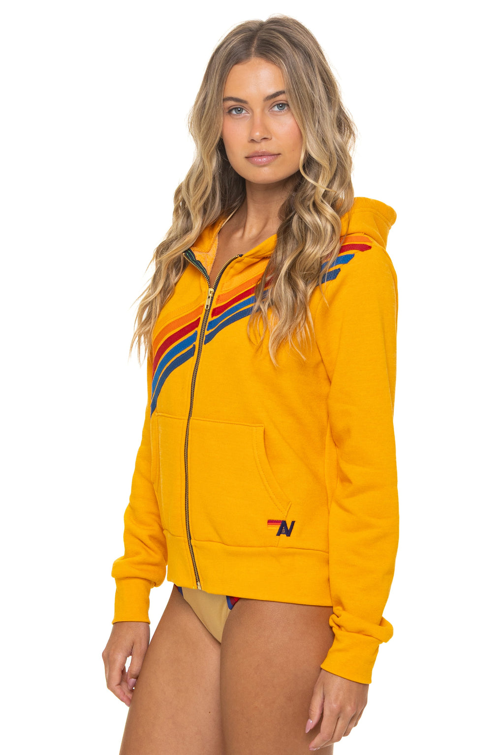 DISCO ZIP HOODIE - VINTAGE GOLD