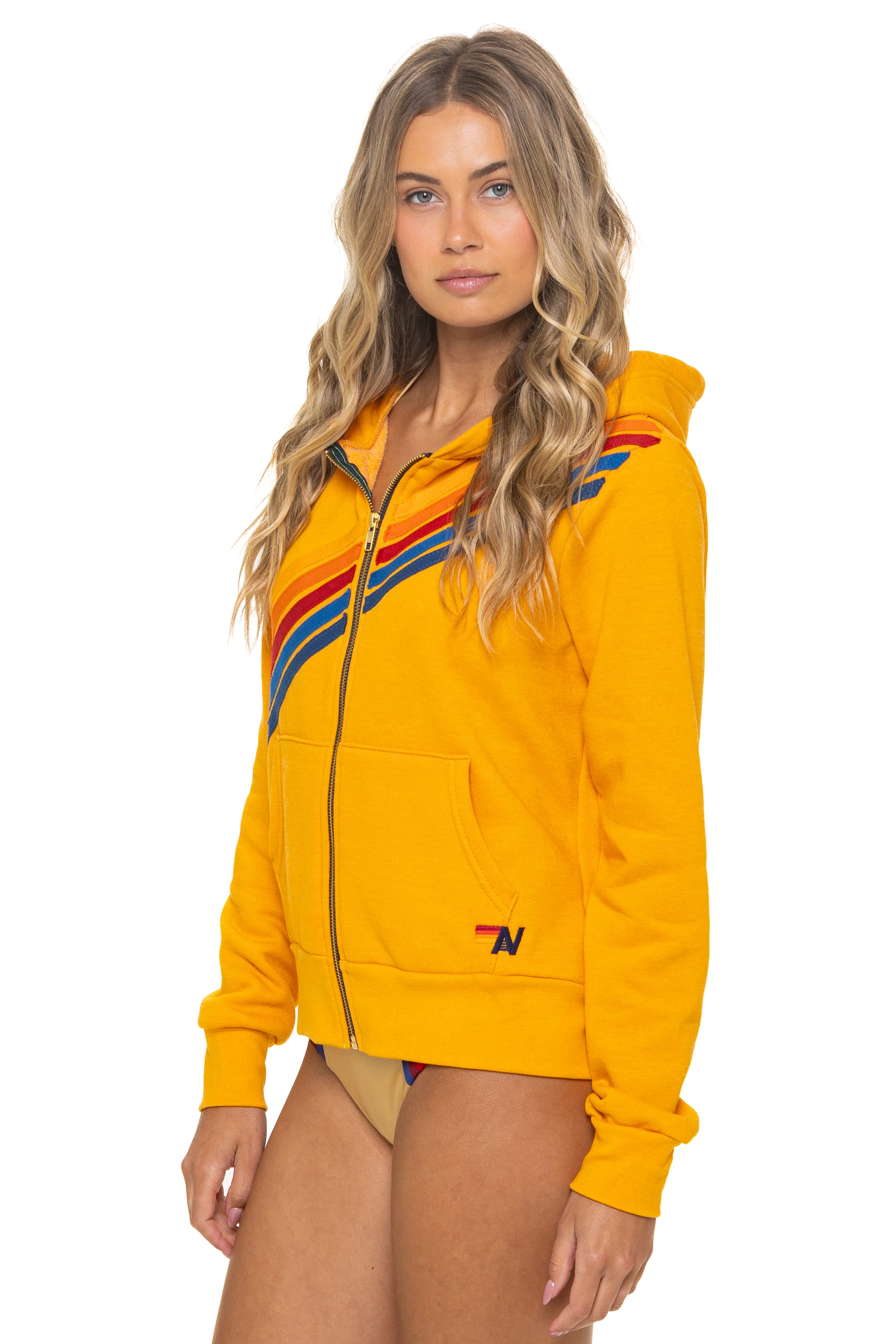 DISCO ZIP HOODIE - VINTAGE GOLD