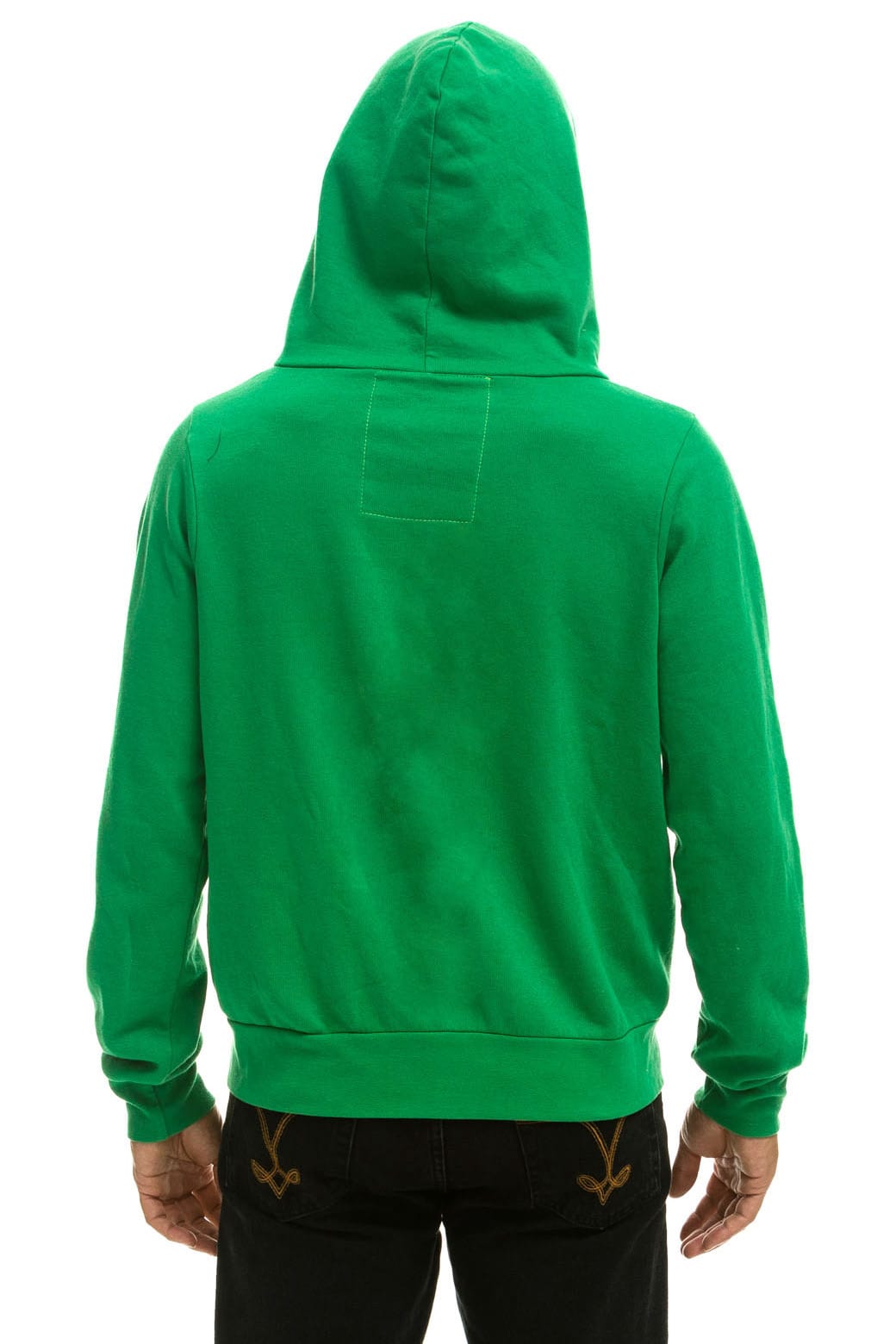 DISCO ZIP HOODIE - KELLY GREEN
