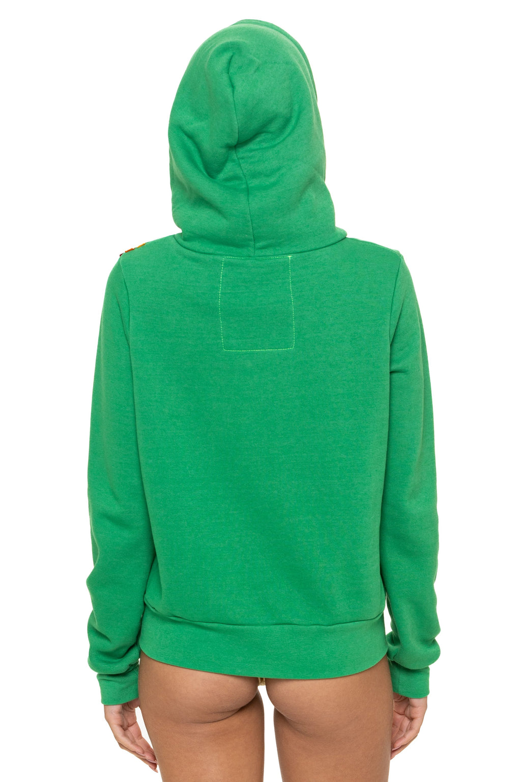DISCO ZIP HOODIE - KELLY GREEN