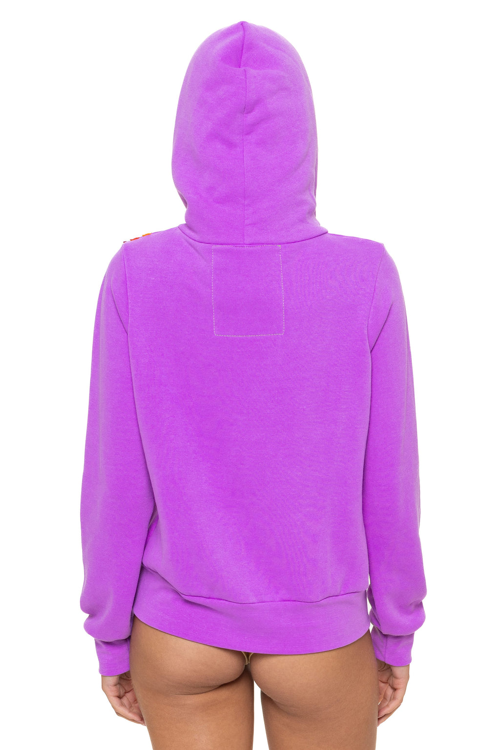 DISCO ZIP HOODIE - NEON PURPLE
