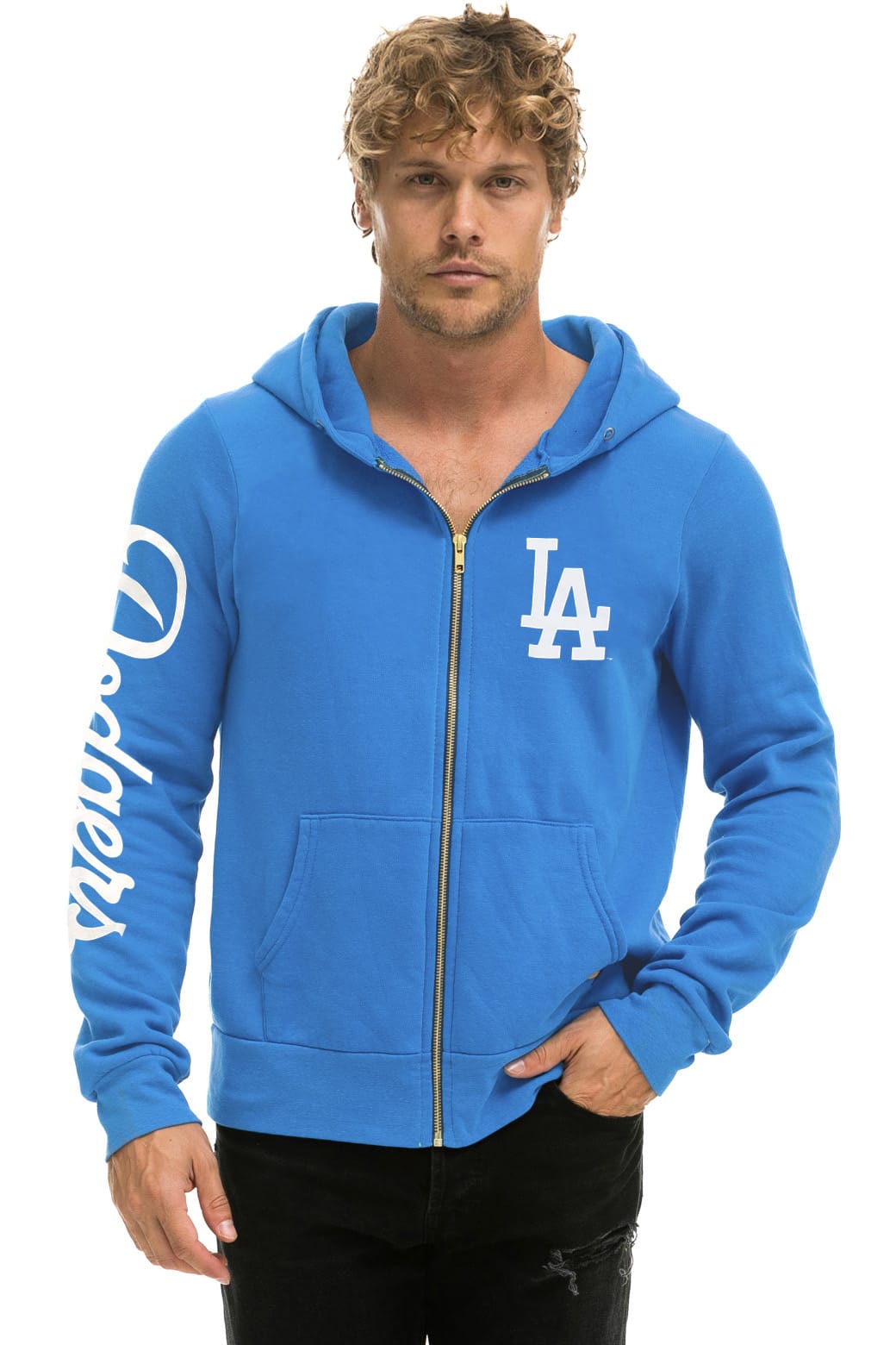 LOS ANGELES DODGERS 2026 ZIP HOODIE - COBALT