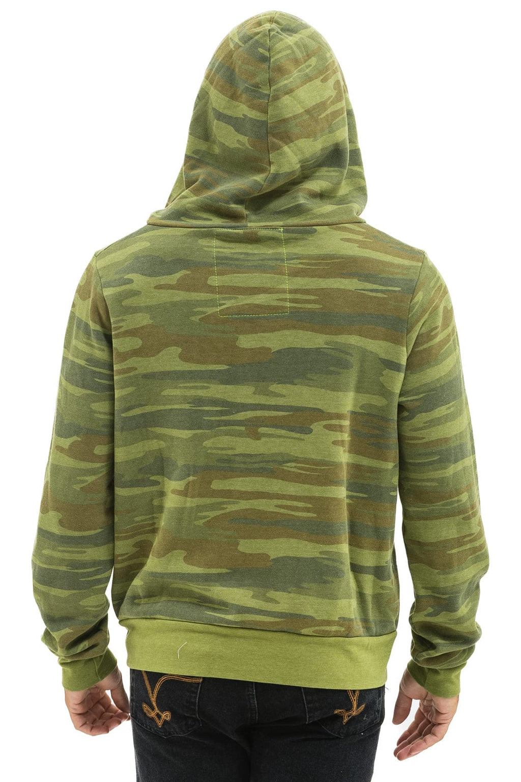 HEART 2 HOODIE - CAMO // NEON PINK