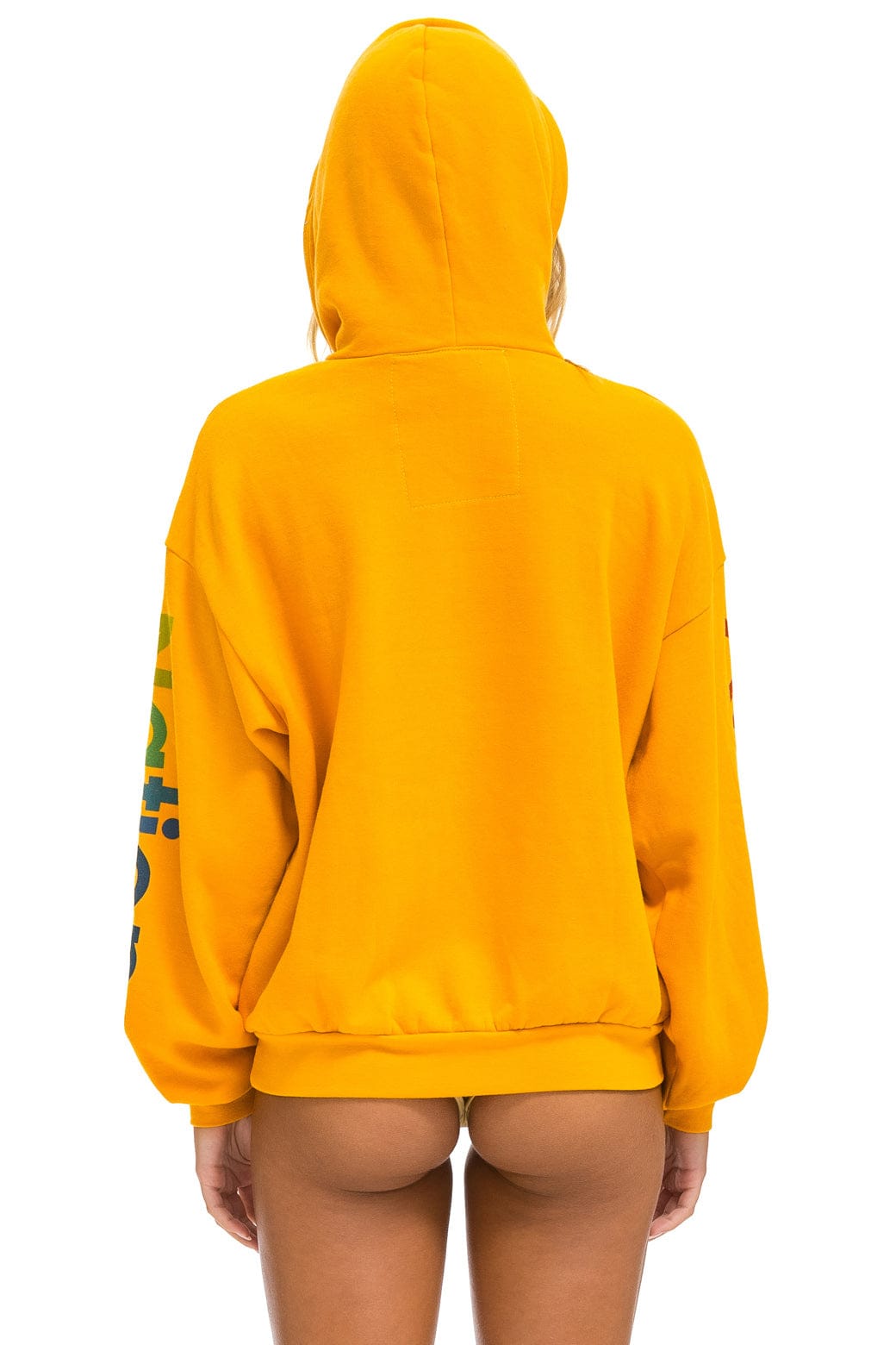 AVIATOR NATION RELAXED VENICE PULLOVER HOODIE - GOLD