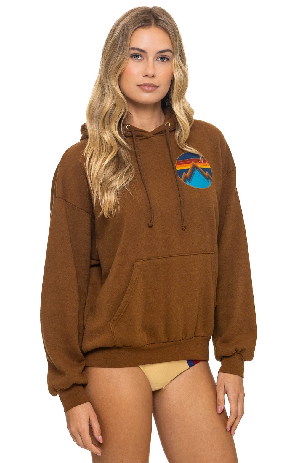 ALL SEASONS RELAXED PULLOVER HOODIE - CINNAMON