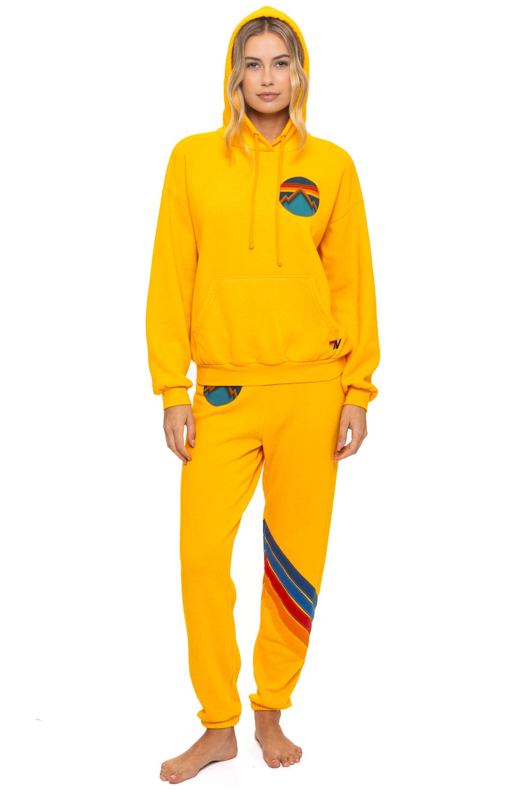 ALL SEASONS RELAXED PULLOVER HOODIE - GOLD